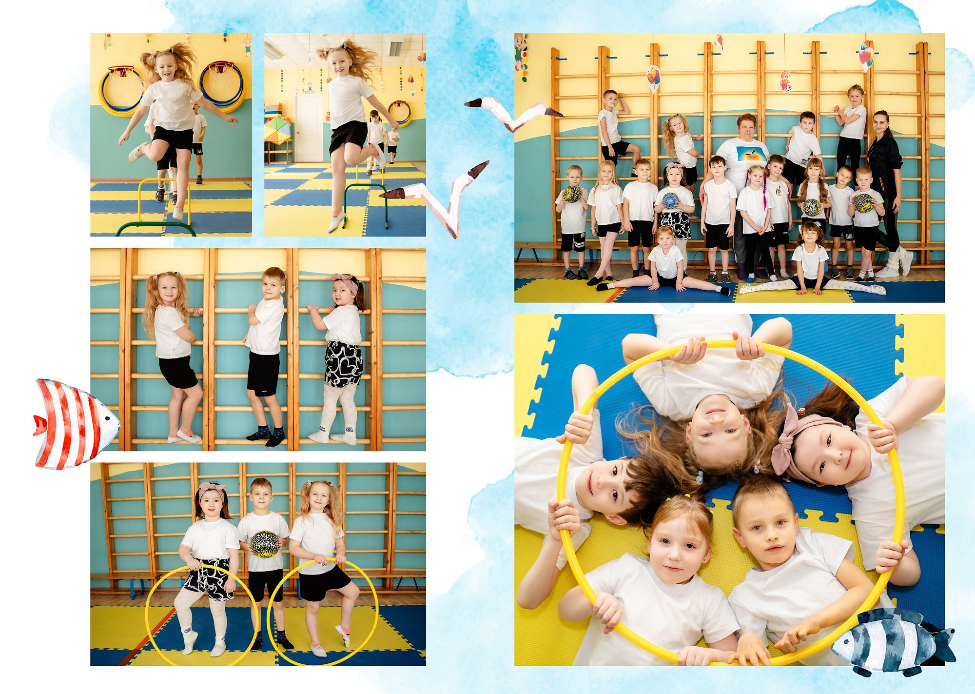 Дизайн альбомов Детский сад 2. Детский и Школьный фотограф во Владивостоке. Выпускные альбомы