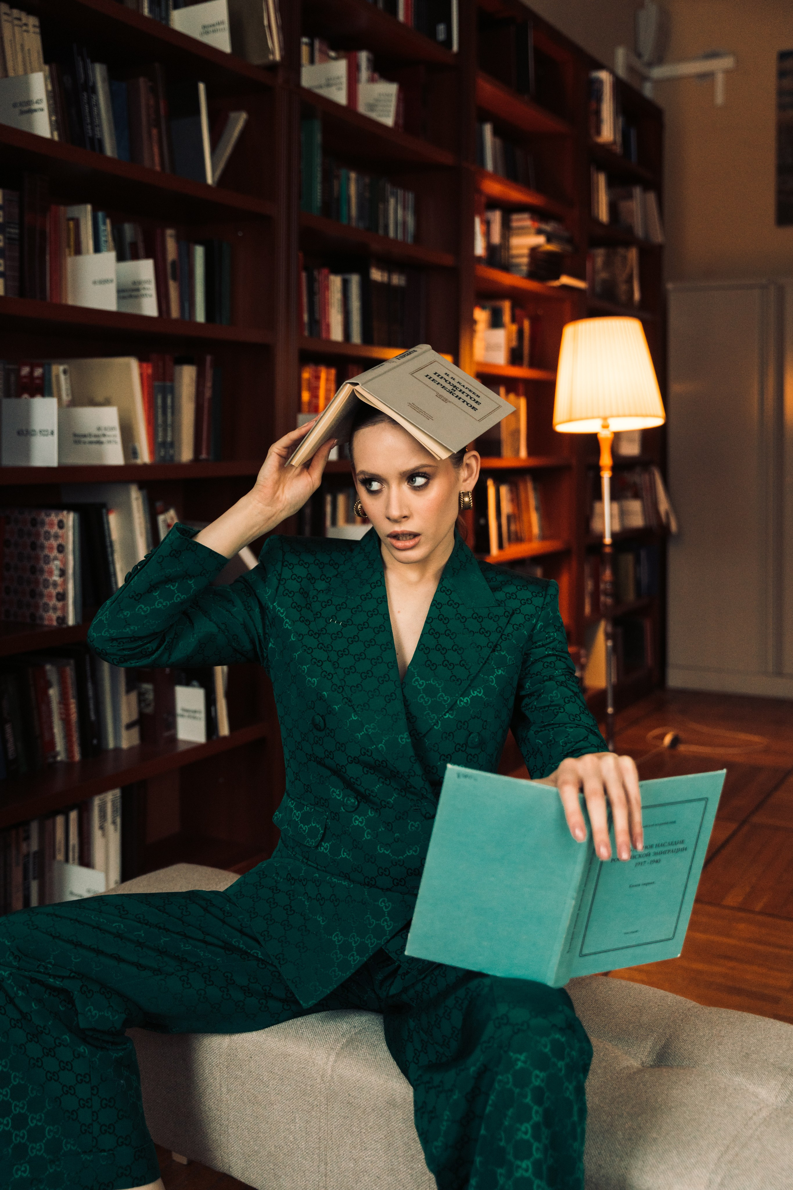 Moscow library. VISUAL ARTIST · KRONGAUZ ANASTASIA