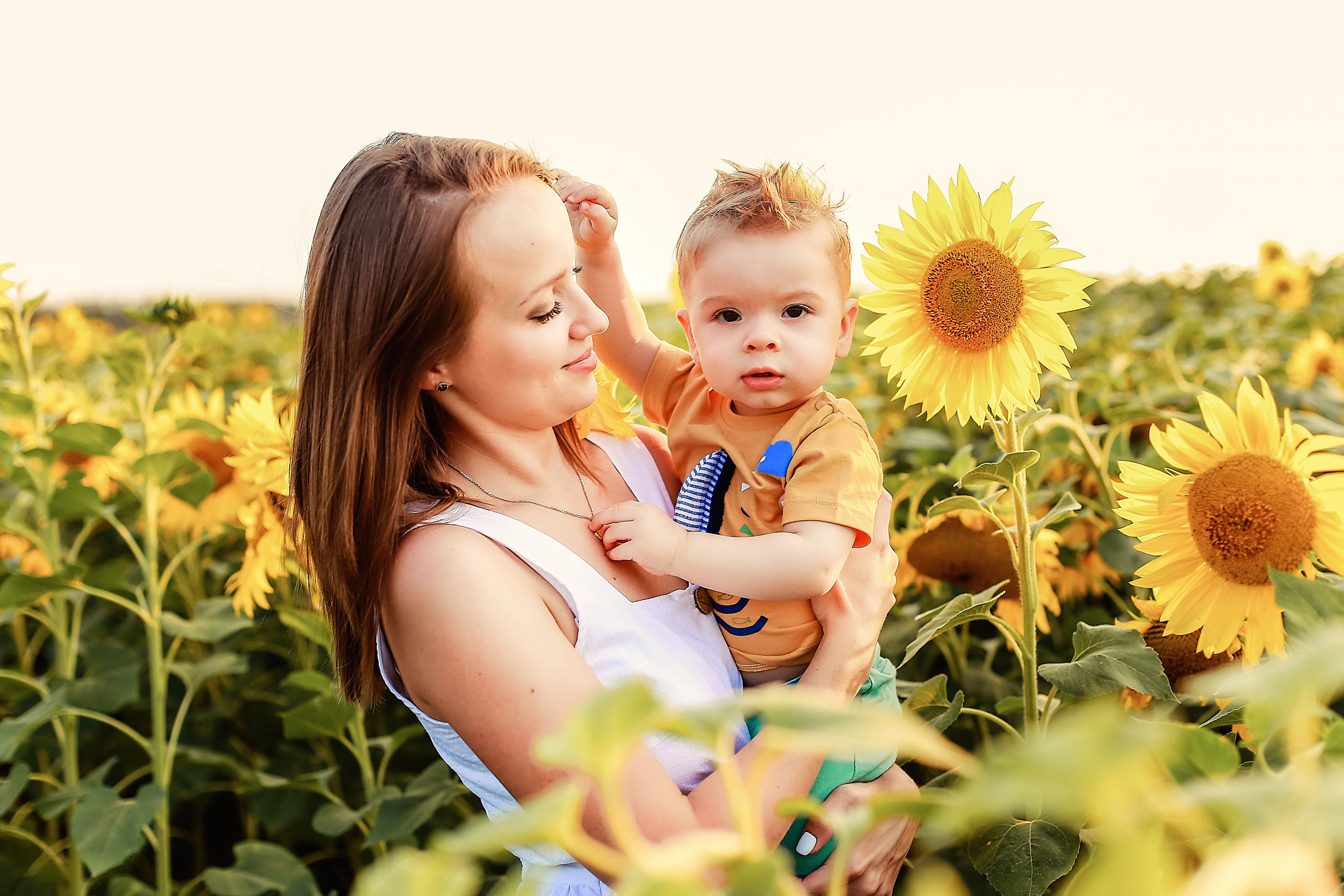 Семья в подсолнухах)). Иванова Ирина Свадебный и семейный фотограф г. Уфа