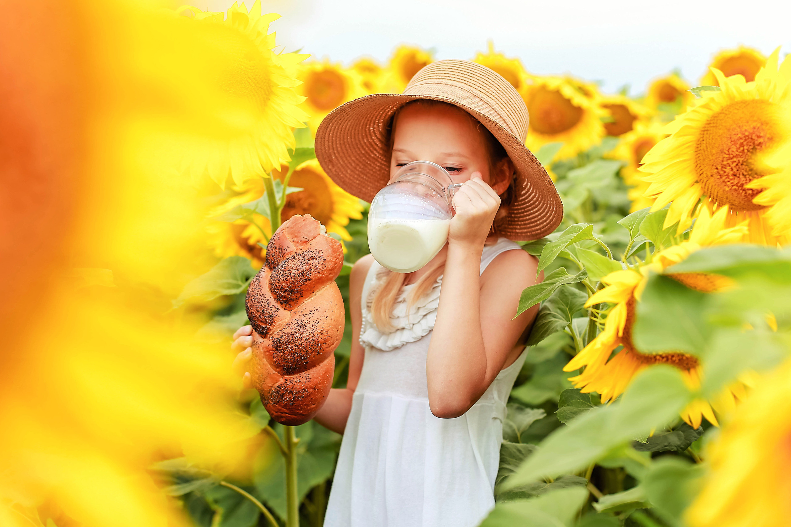 В подсолнухах и в поле пшеницы. В ожидании. Иванова Ирина Свадебный и семейный фотограф г. Уфа