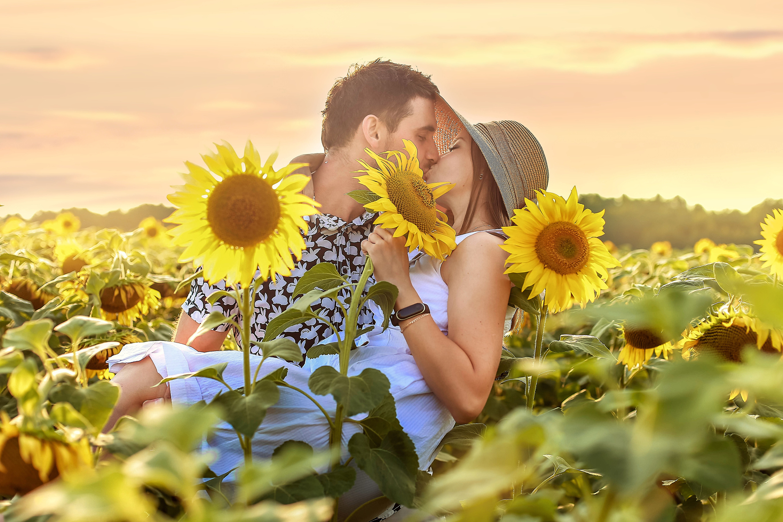 Семья в подсолнухах)). Иванова Ирина Свадебный и семейный фотограф г. Уфа