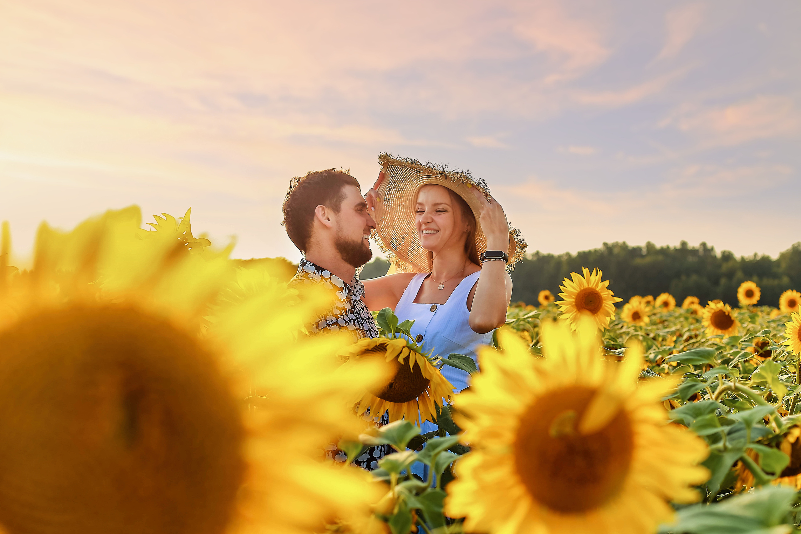 Семья в подсолнухах)). Иванова Ирина Свадебный и семейный фотограф г. Уфа