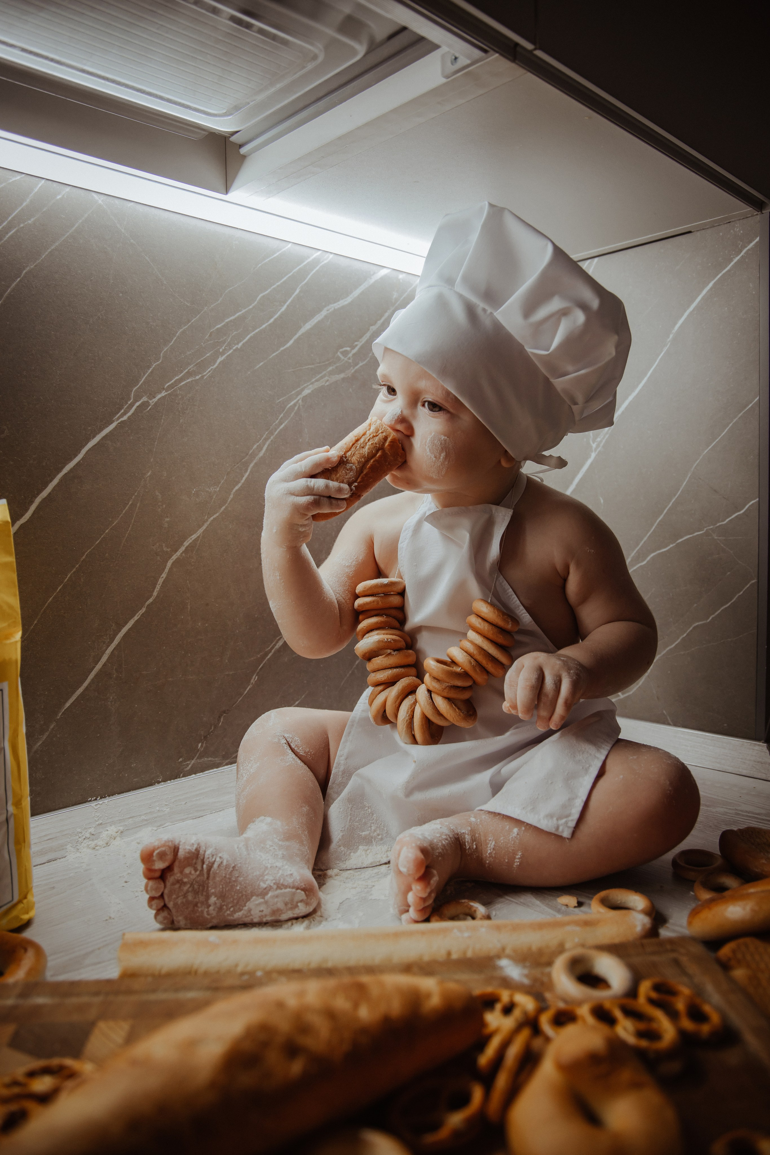 Поварята. Евгения Горбунова фотограф новорожденных в Новом Уренгое