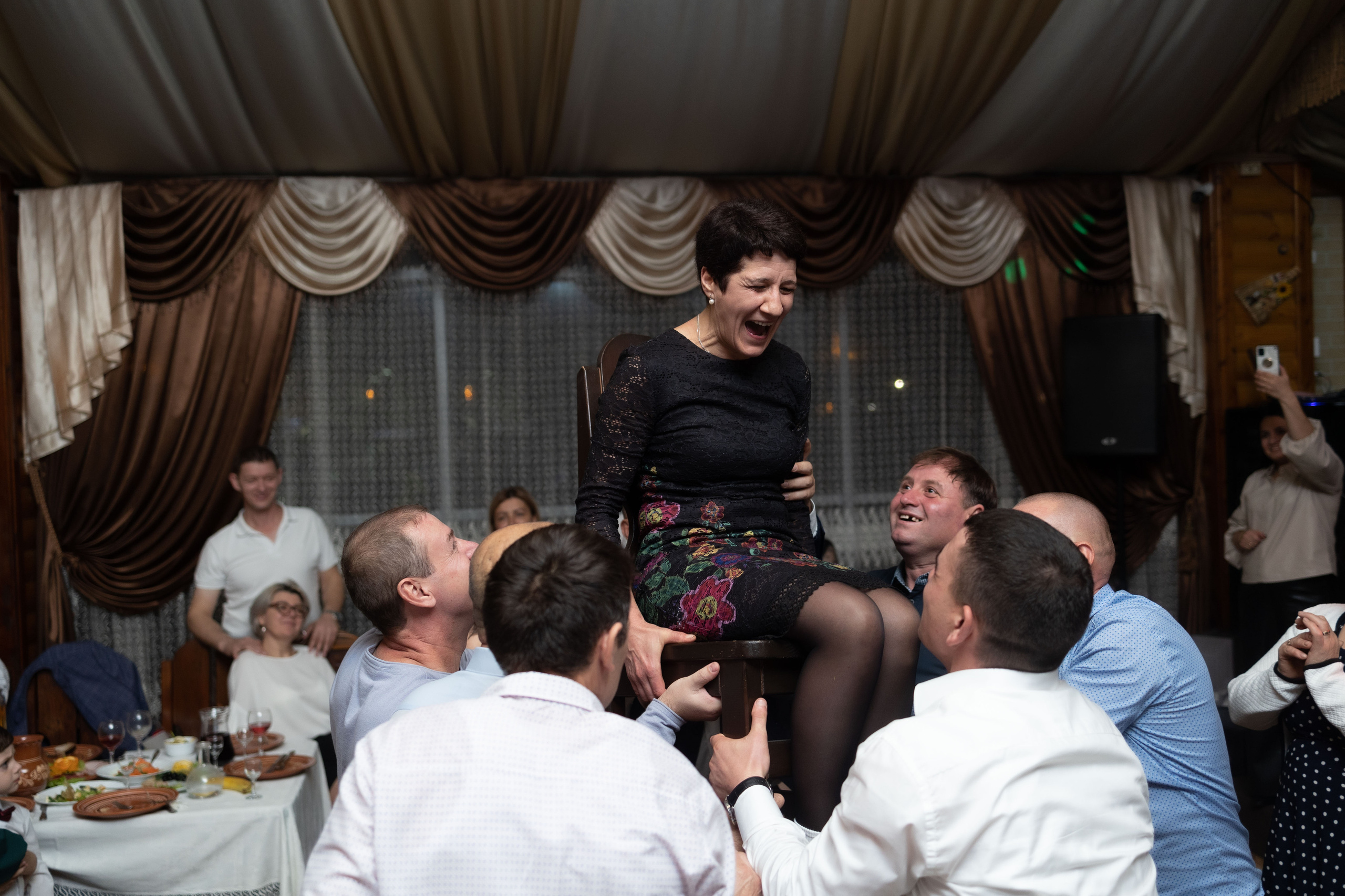 День Рождения ресторан «Кодру». Семейный, индивидуальный фотограф в Москве Ангели Марина