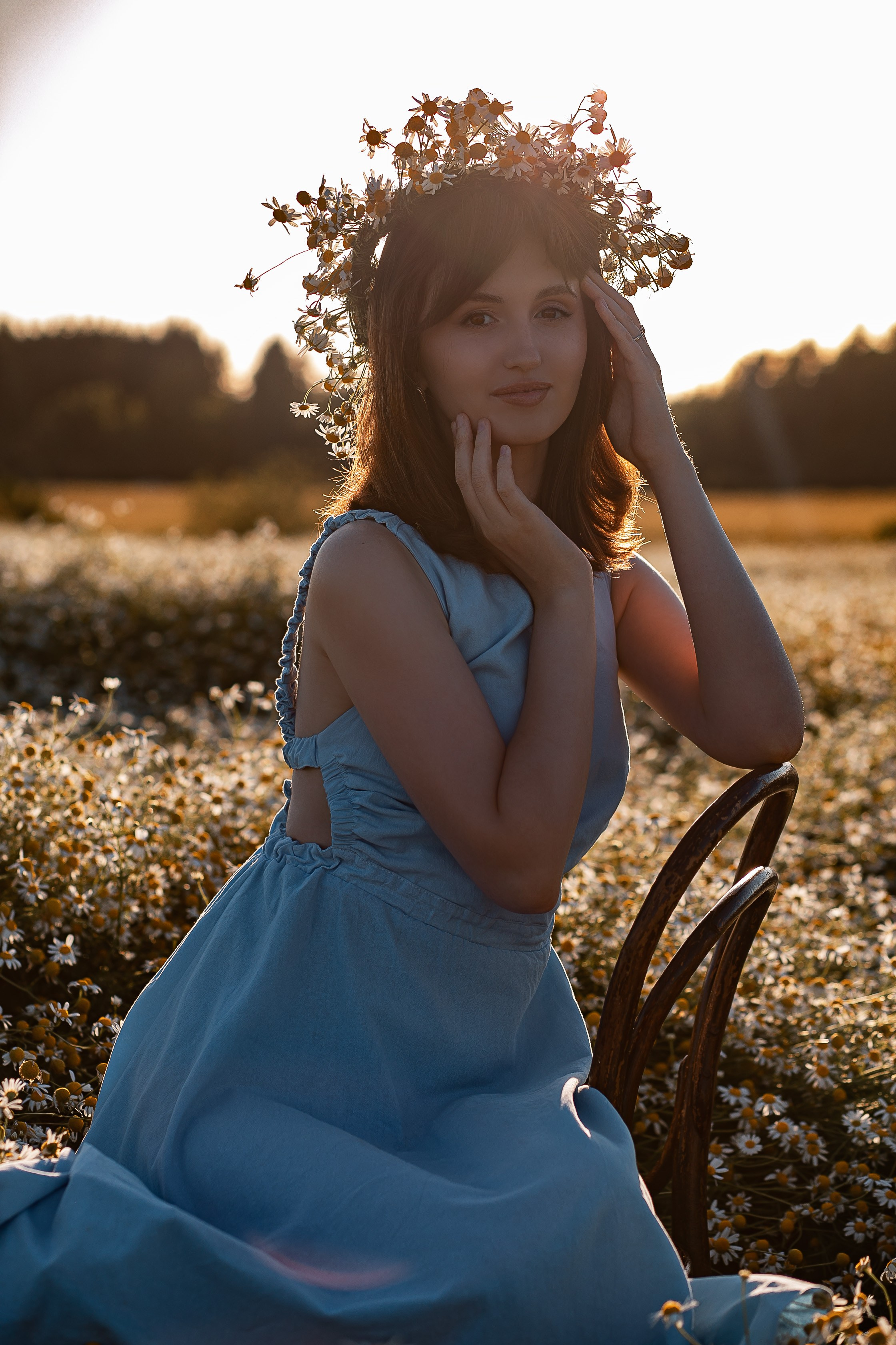 Оксана. Фотодень в ромашках. Свадебный и семейный фотограф в Колпино и СПб Юлия Папанова