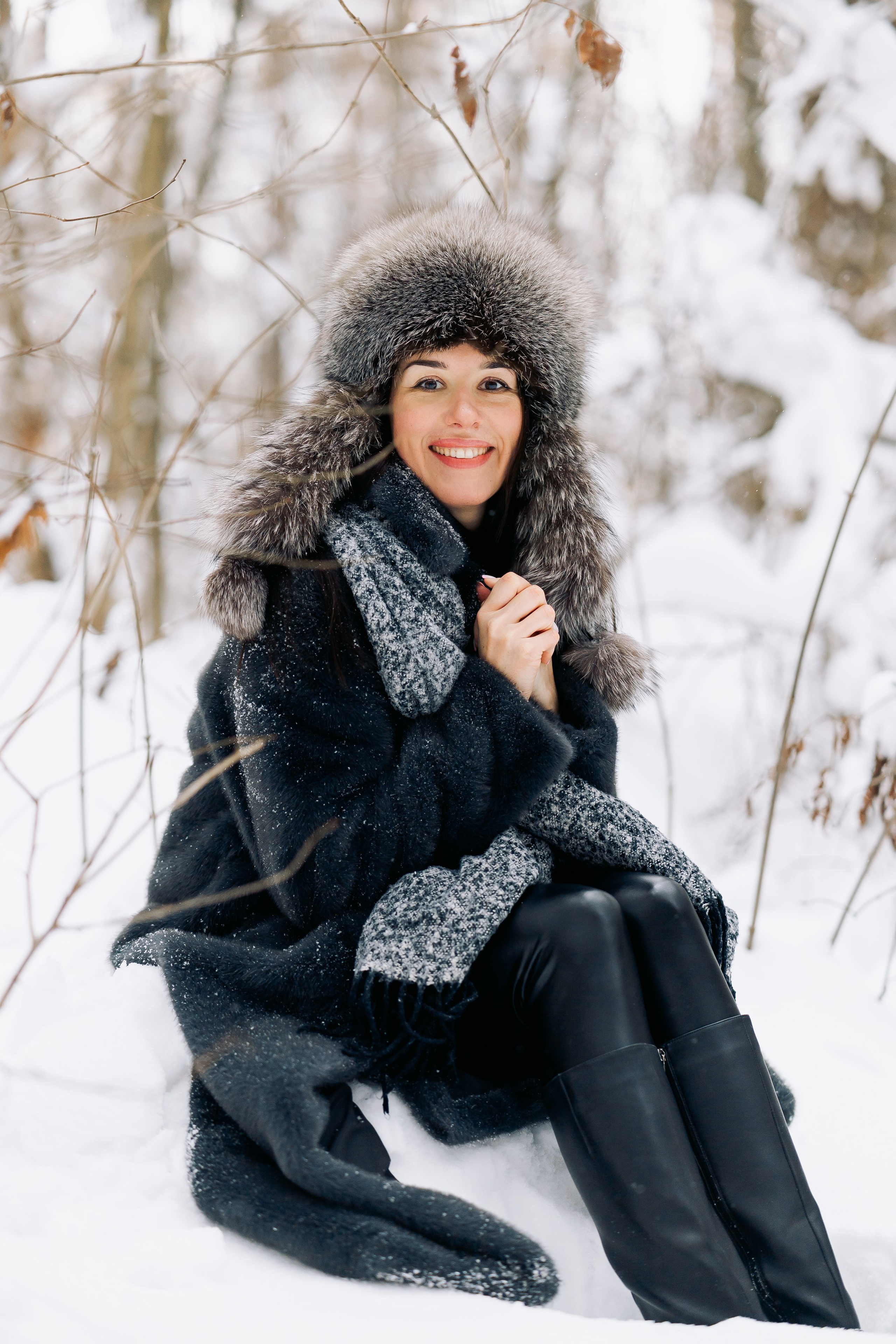 Женский портрет в лесу. Семейный Фотограф в Москве Евгения Симоненко