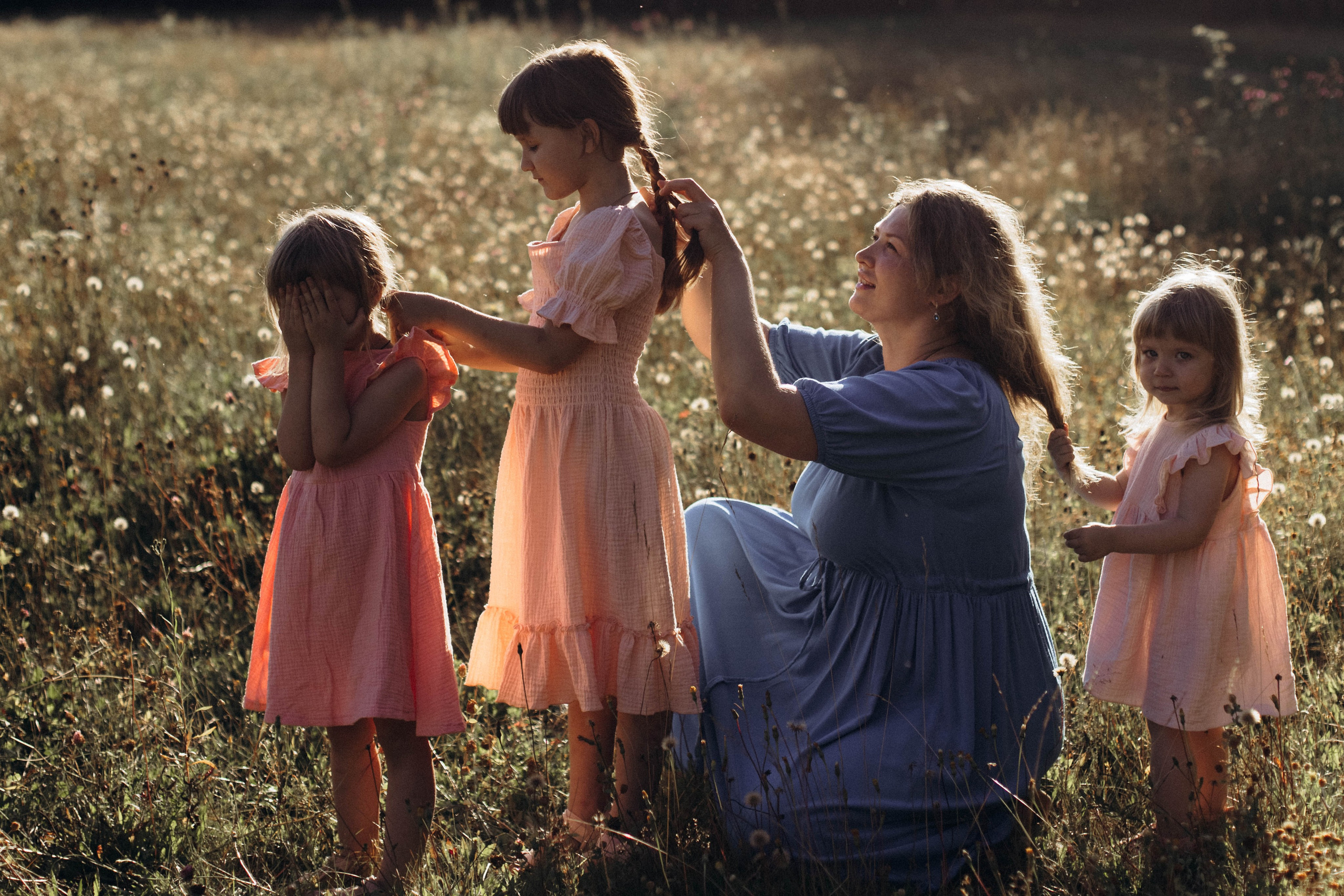 Лена и три принцессы. Семейный фотограф Москва Ирина Малышева