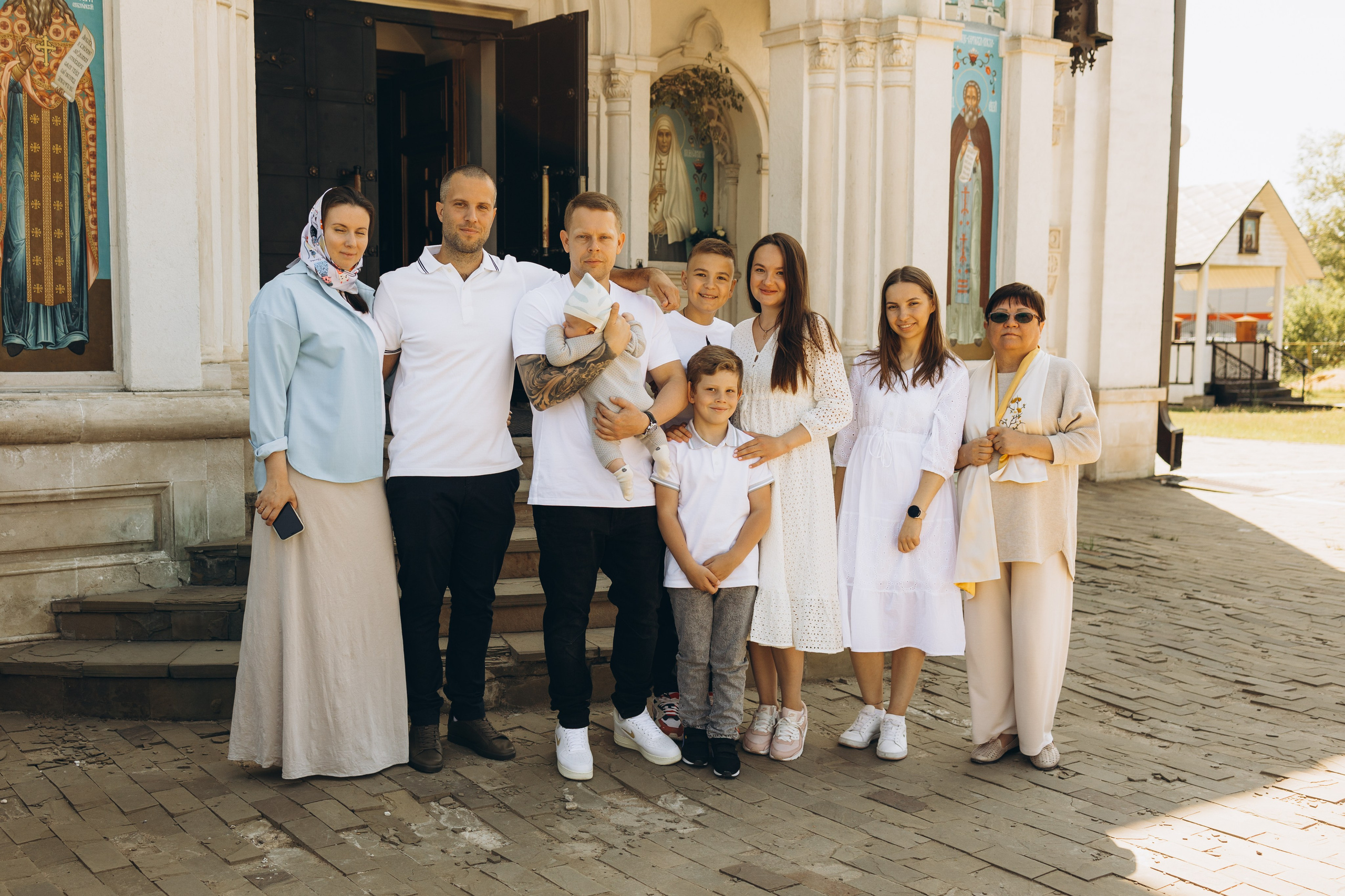 Крещение Егора. Семейный фотограф в Москве Виктория Ястребинская