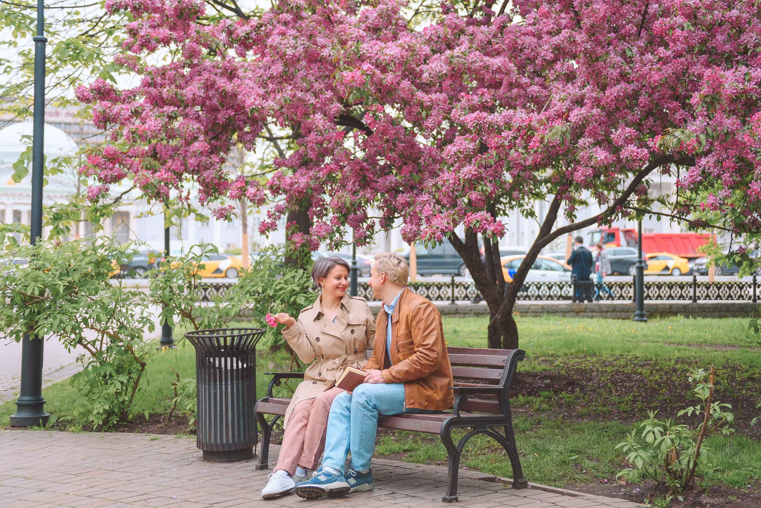 Весенняя прогулка Виктора и Наталии. Свадебный и семейный фотограф в Москве Юлия Винник