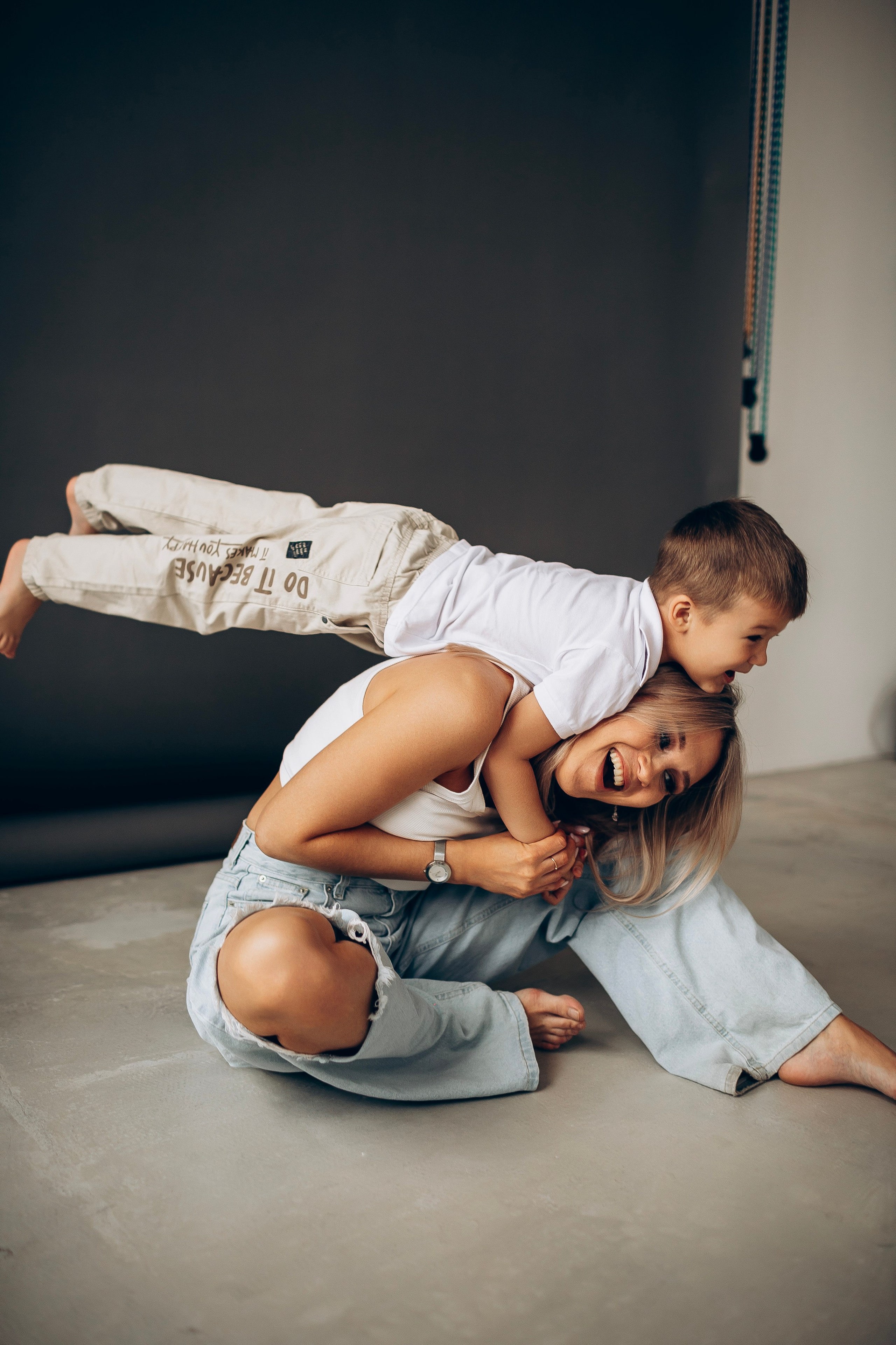 Женя с детками. Семейная съемка — это красивый способ признаться своей семье в любви