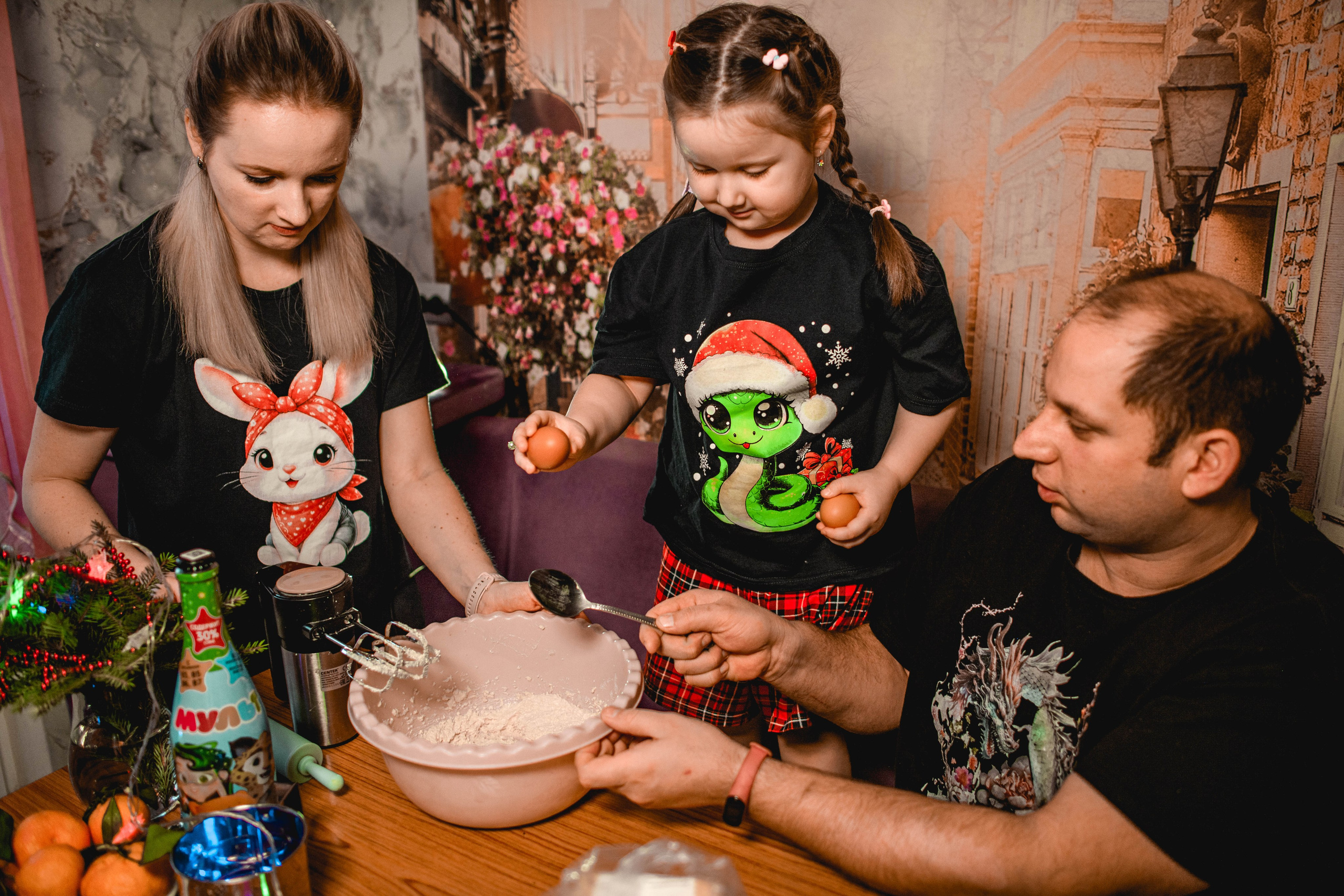 Новый год на кухне. Фотограф/Тортодел Семёнова Анастасия