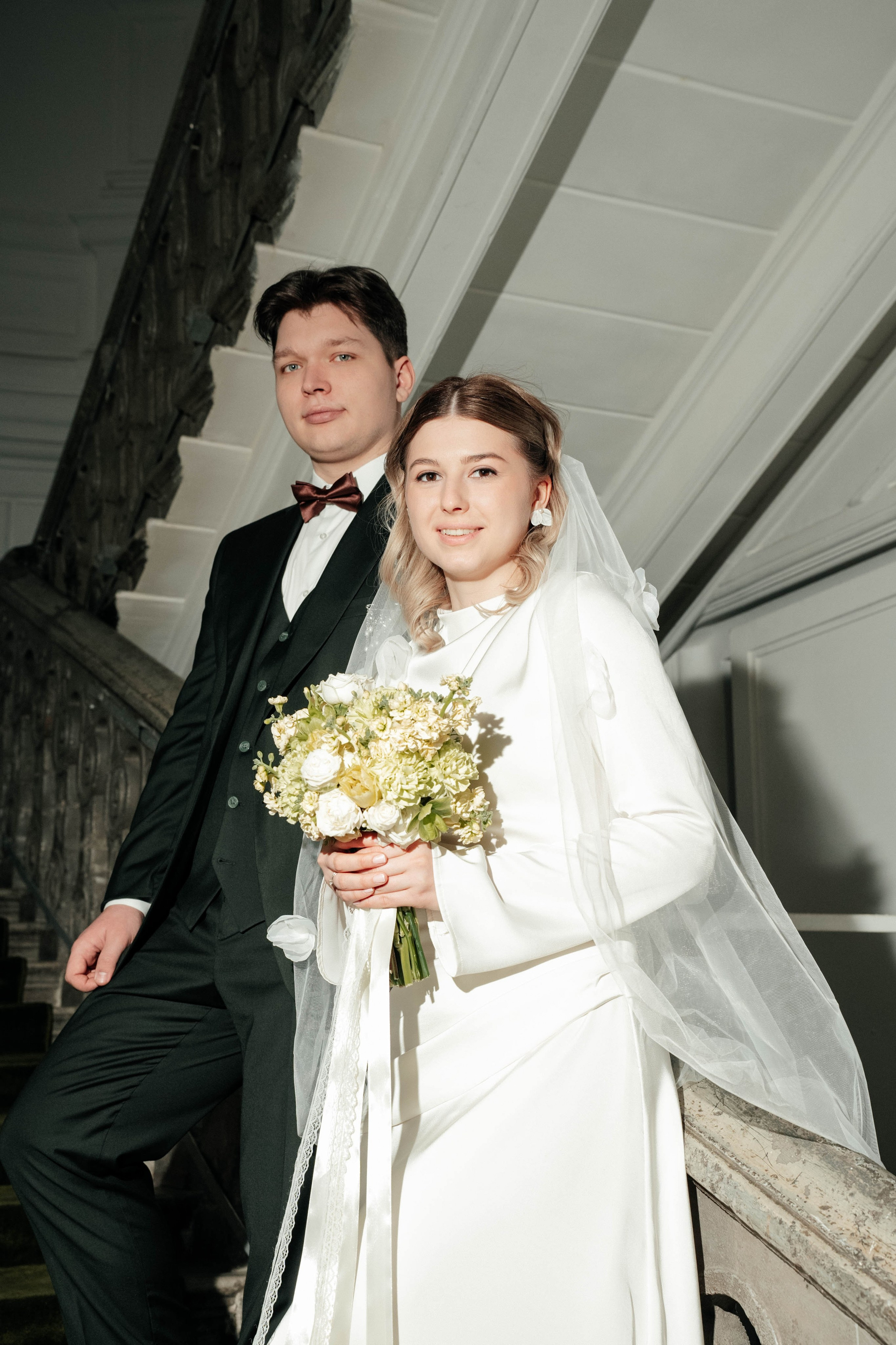 Евгений и Анастасия / Особняк Спиридонова, МГУ. Свадебный фотограф Москва Александра Аверкова