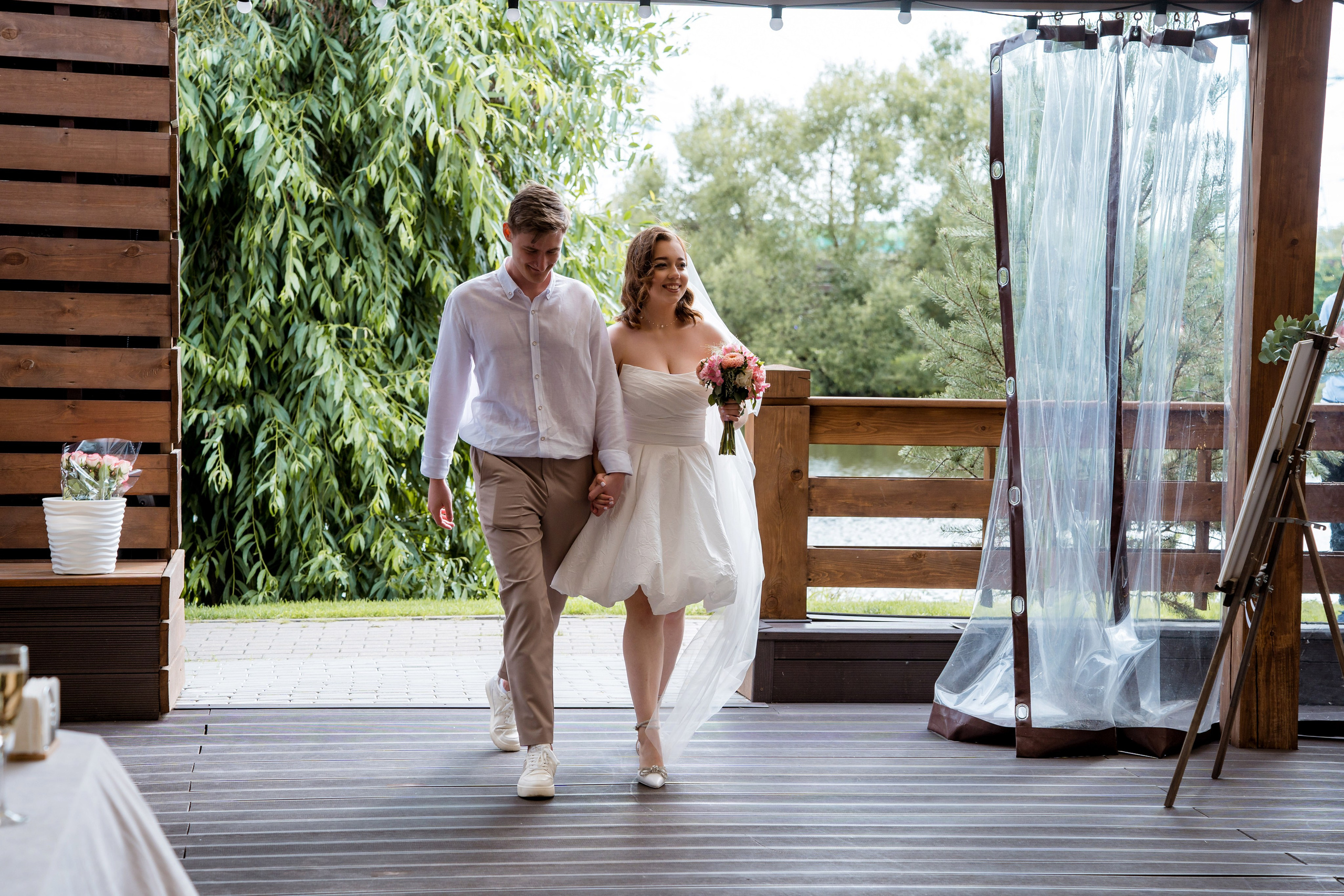 Иван и Дарья. Свадебный банкет, Теплица парк. Фотограф и видеограф в Москве и Московской области Мария Вишня