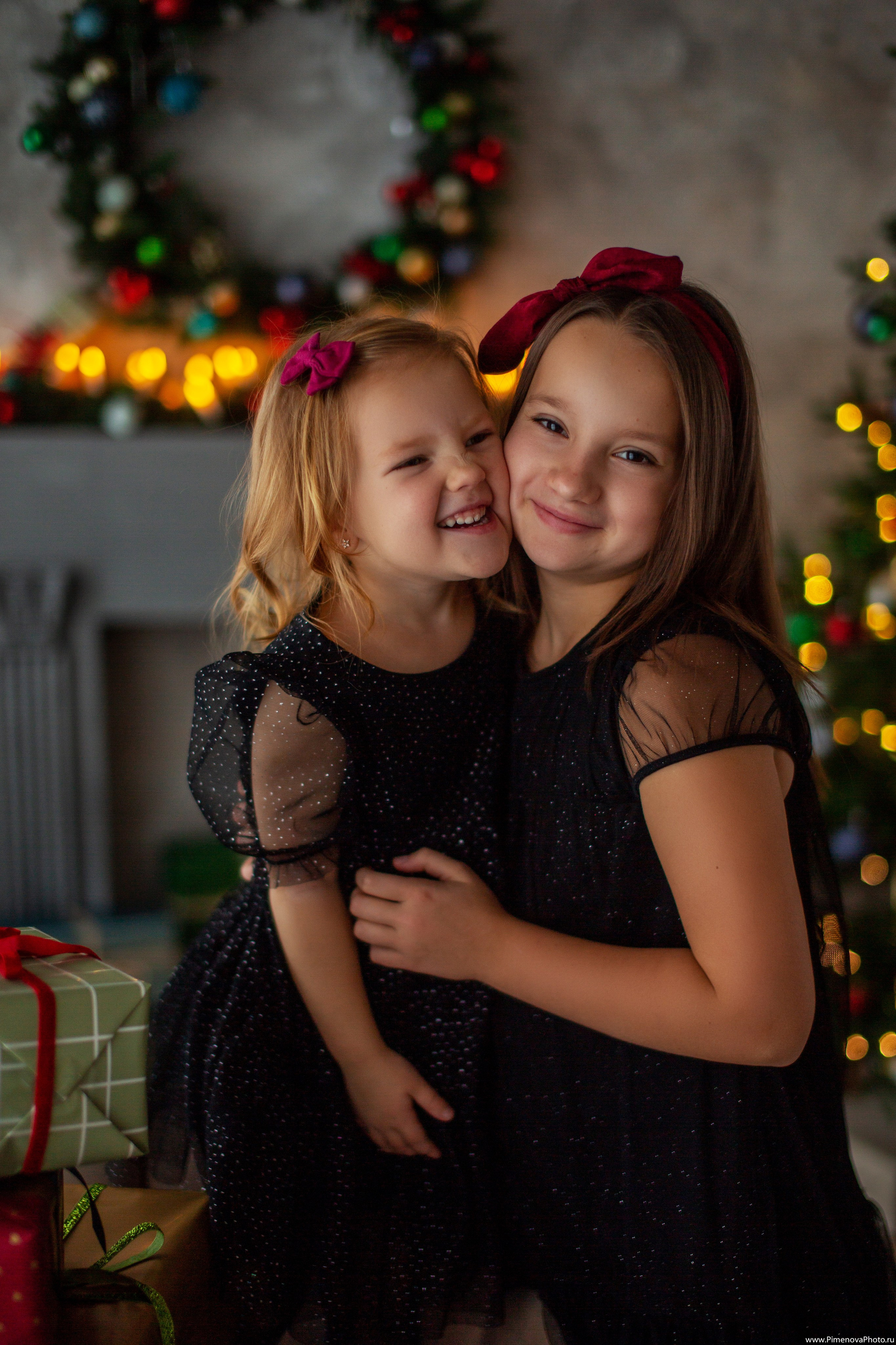 Новогодняя сказка Вари и Маруси, 2024. Семейный и детский фотограф в Петрозаводске