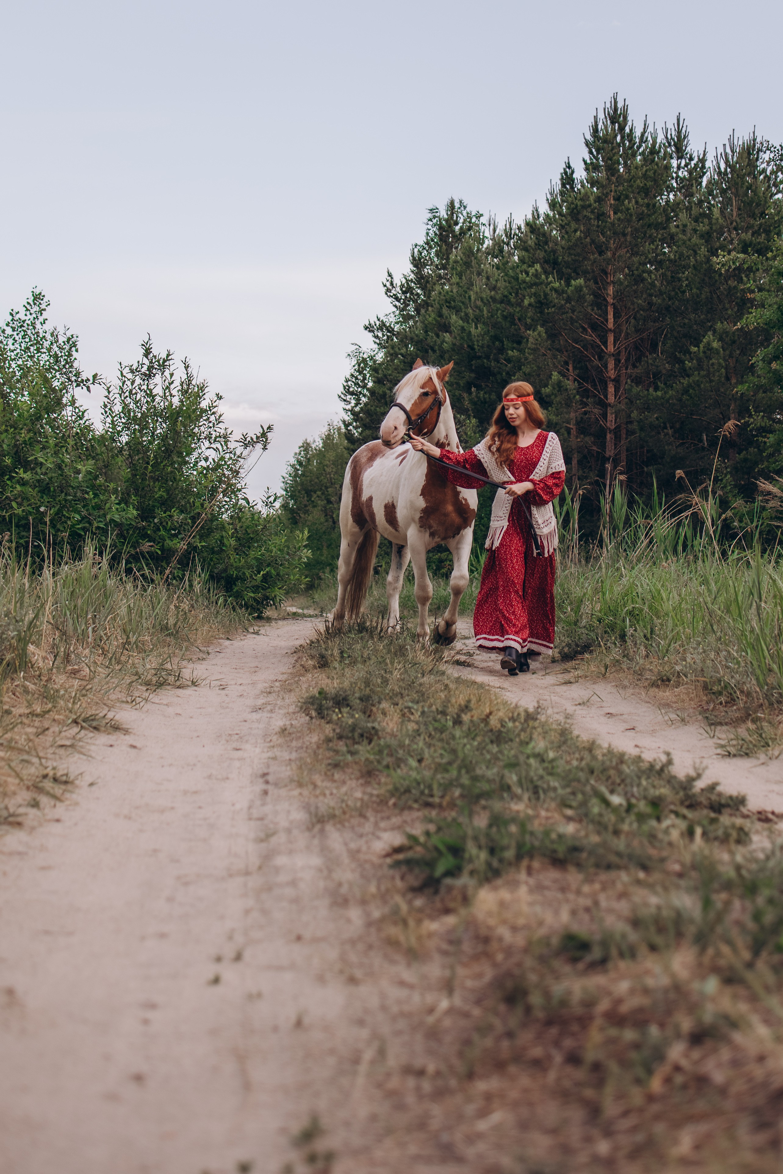Фотоистория Кристина с лошадкой. Семейный и детский фотограф Оля в Тюмени