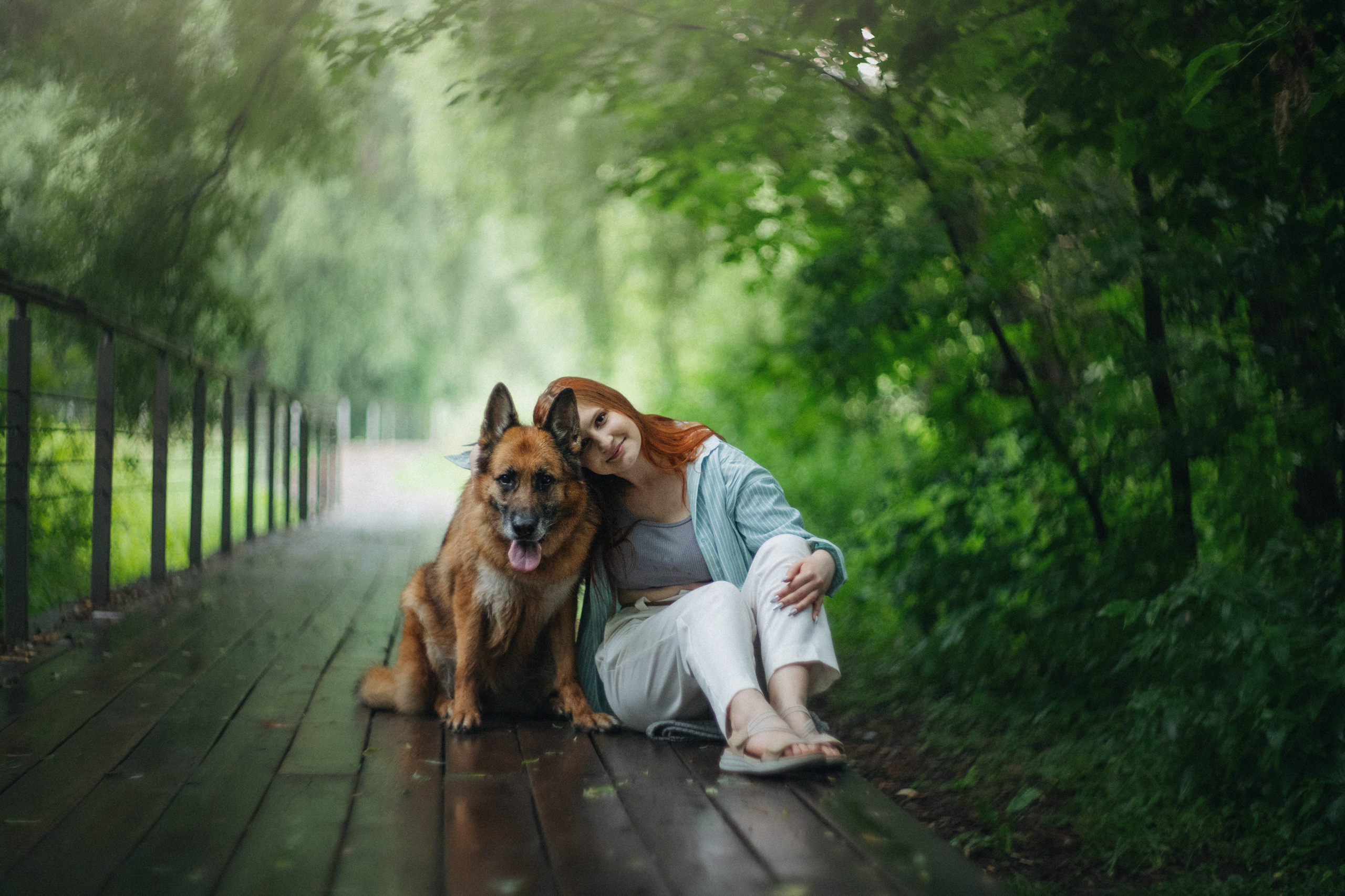 Вика и Фрея. Фотограф анималист в Москве и Санкт-Петербурге Свиридова Анна
