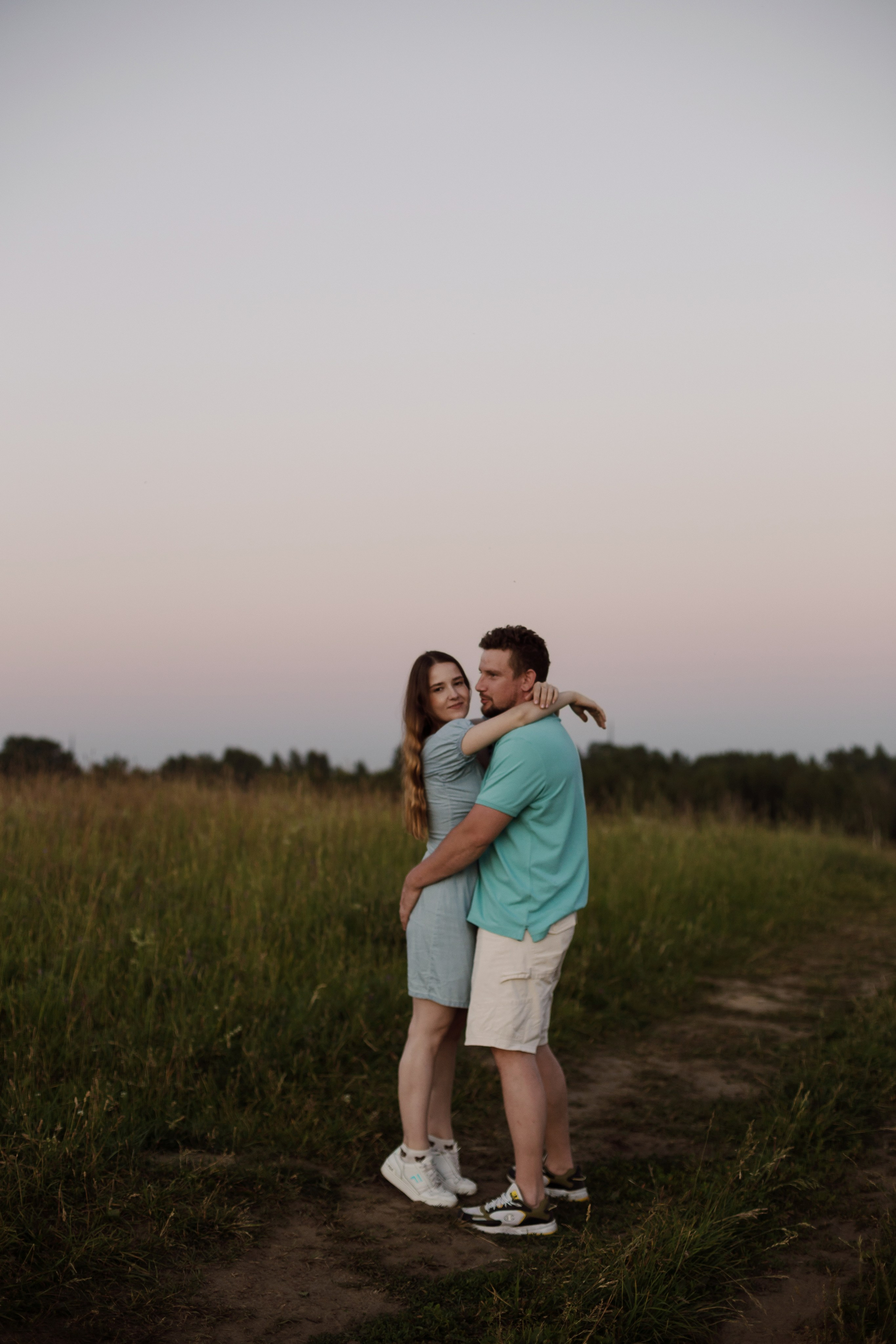 Колтушские высоты — Марина и Сергей. Портретный фотограф в Санкт-Петербурге Элина Ситникова