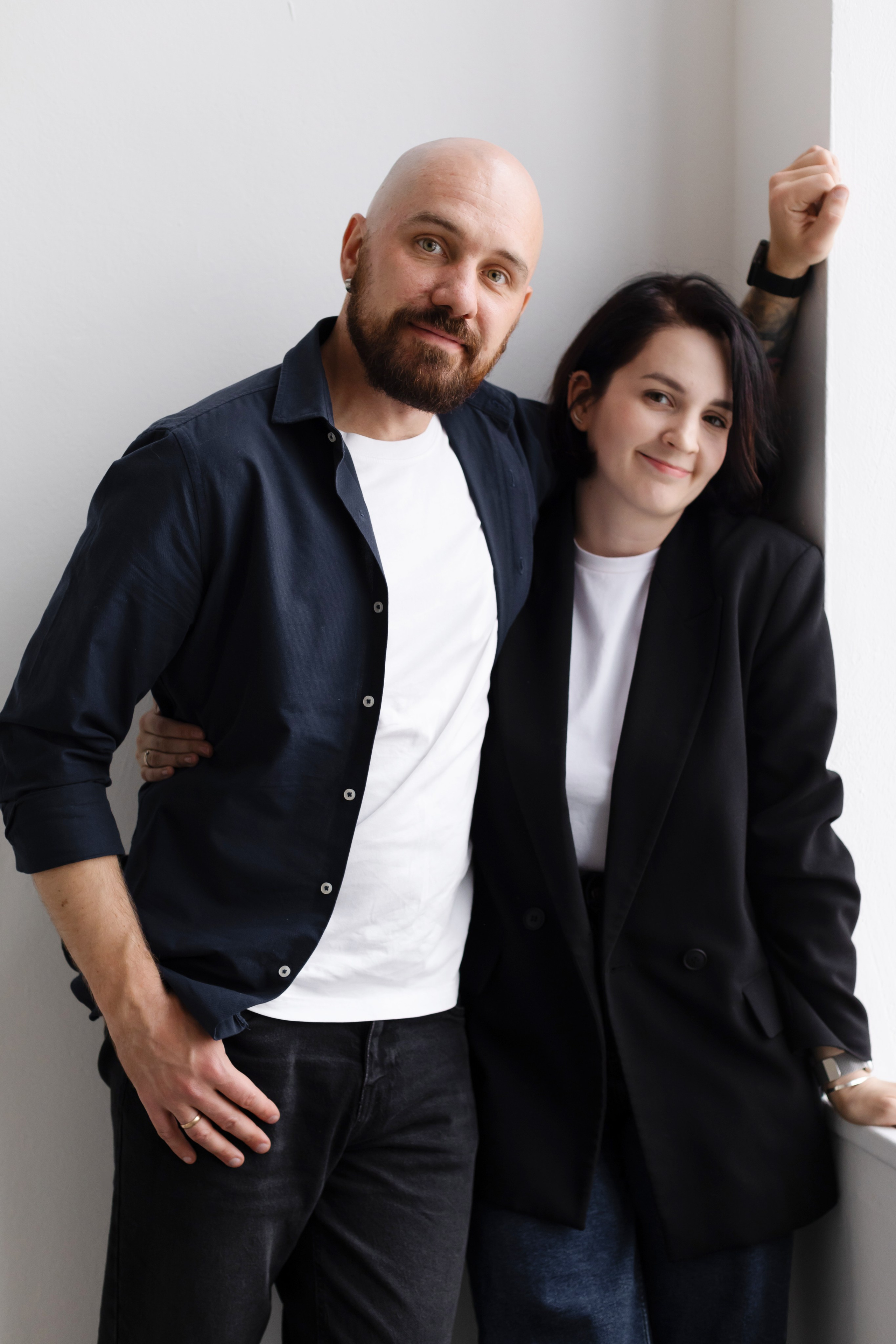 Фотосъёмка с родителями в фотостудии. Брук Артём