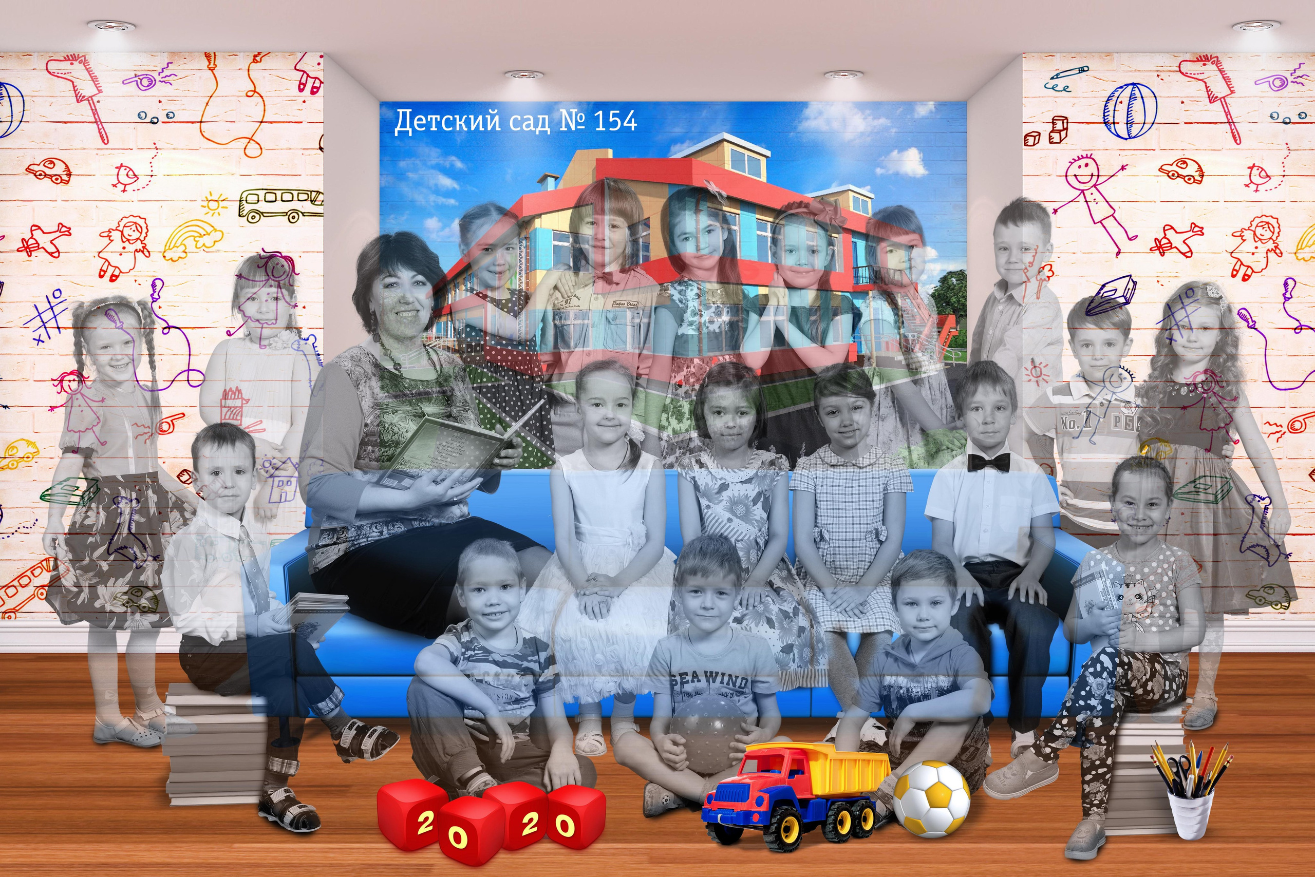 Детский сад. Детская выездная фотостудия