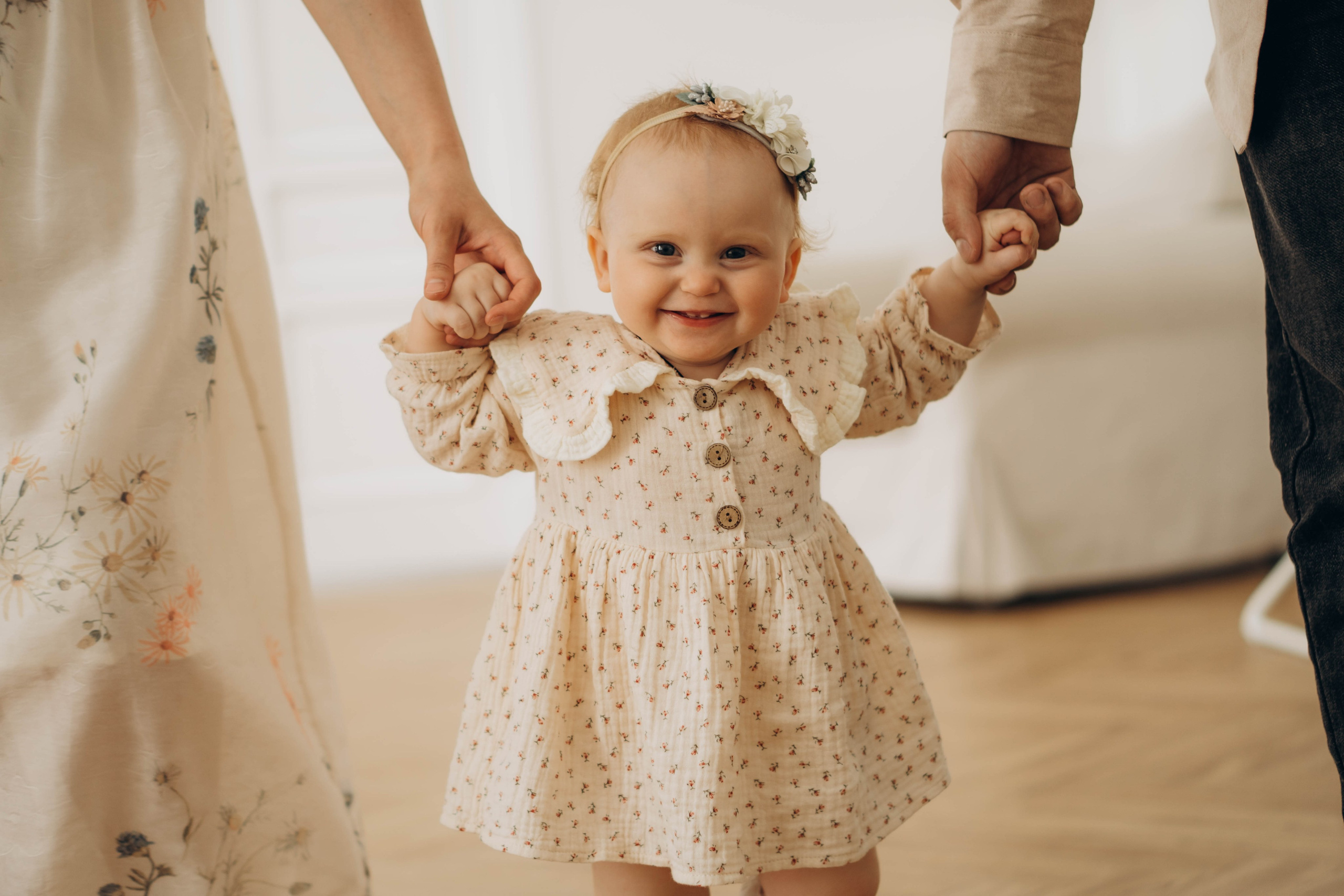 Студийная семейная съемка на годик. Фотограф Москва Валерия Веденина