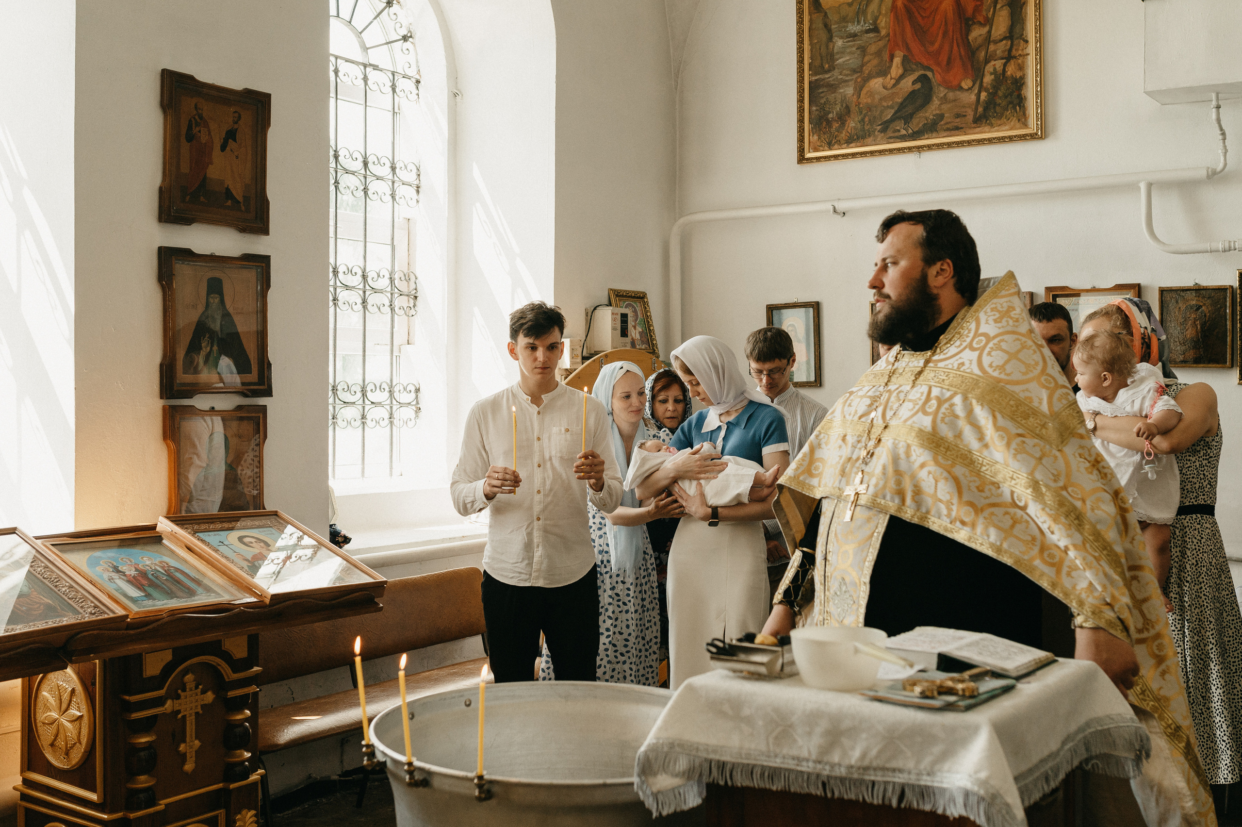 Крестины Варвары. Семейный фотограф в Новомосковске, Туле и Москве Ольга Бубликова