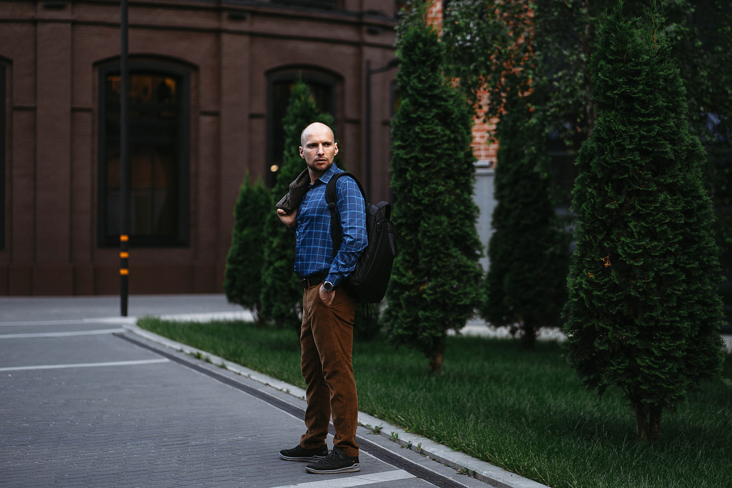 Портретная бизнес фотосессия для Василия на заводе Арма, Москва, Курская