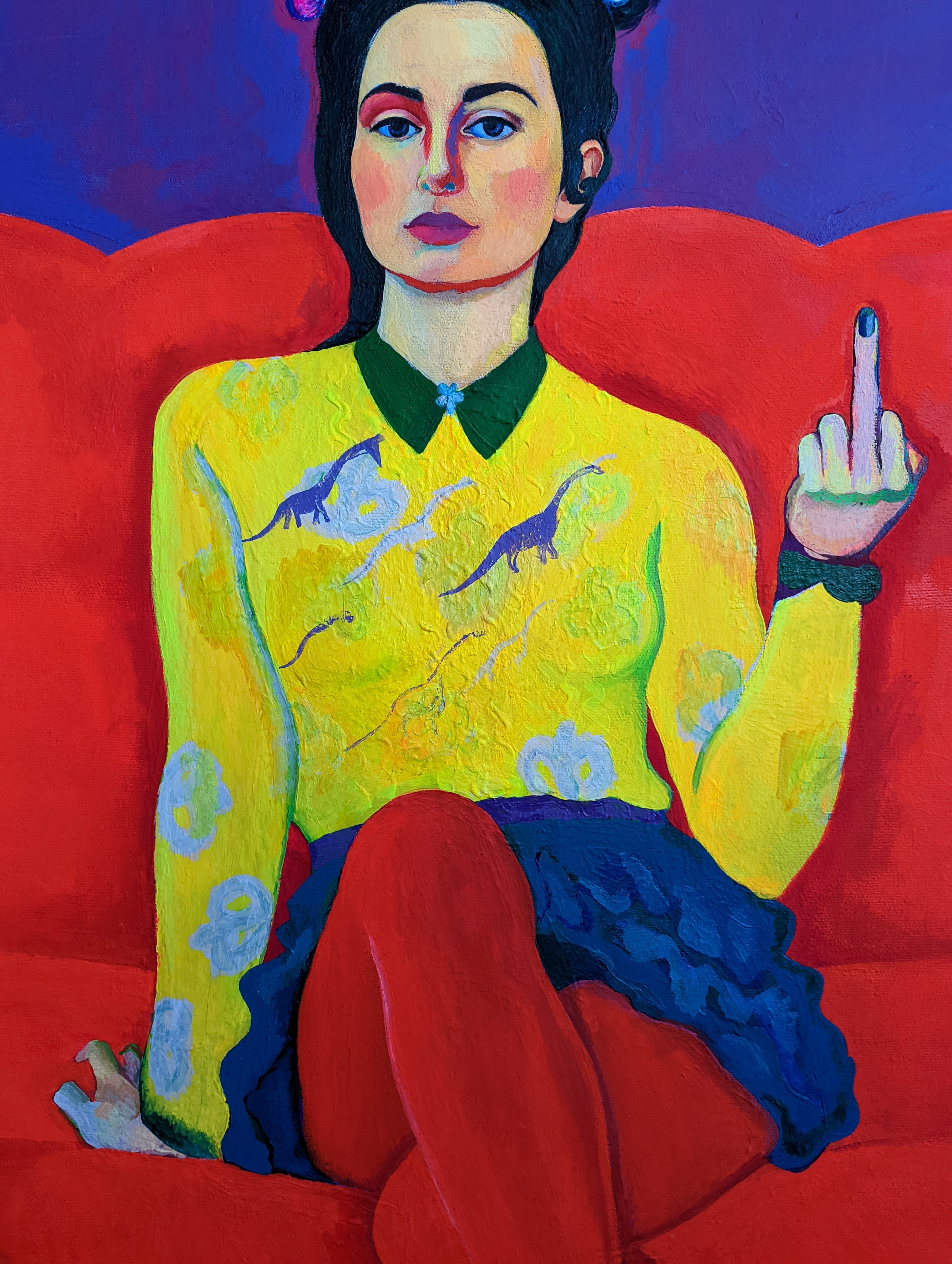 I am free. Ruzanna Teterina artist, St.Petersburg, Russia