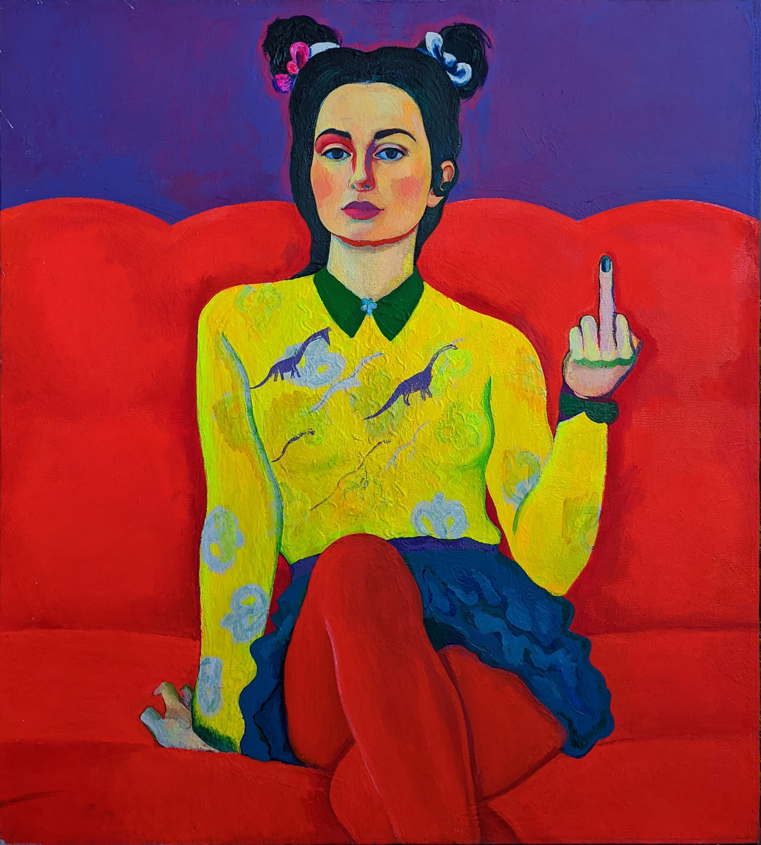 I am free. Ruzanna Teterina artist, St.Petersburg, Russia