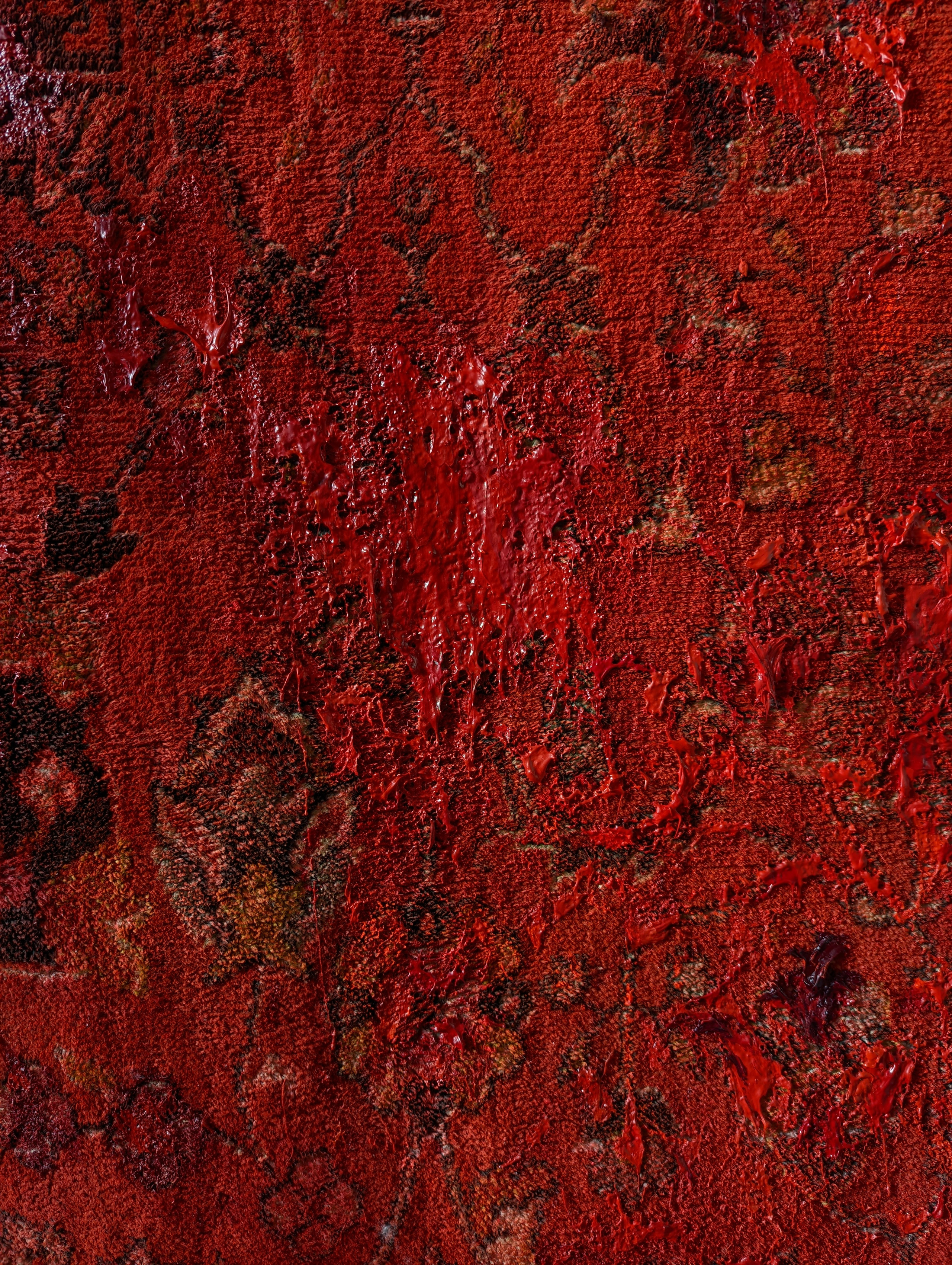 Red Ibis. Ruzanna Teterina artist, St.Petersburg, Russia