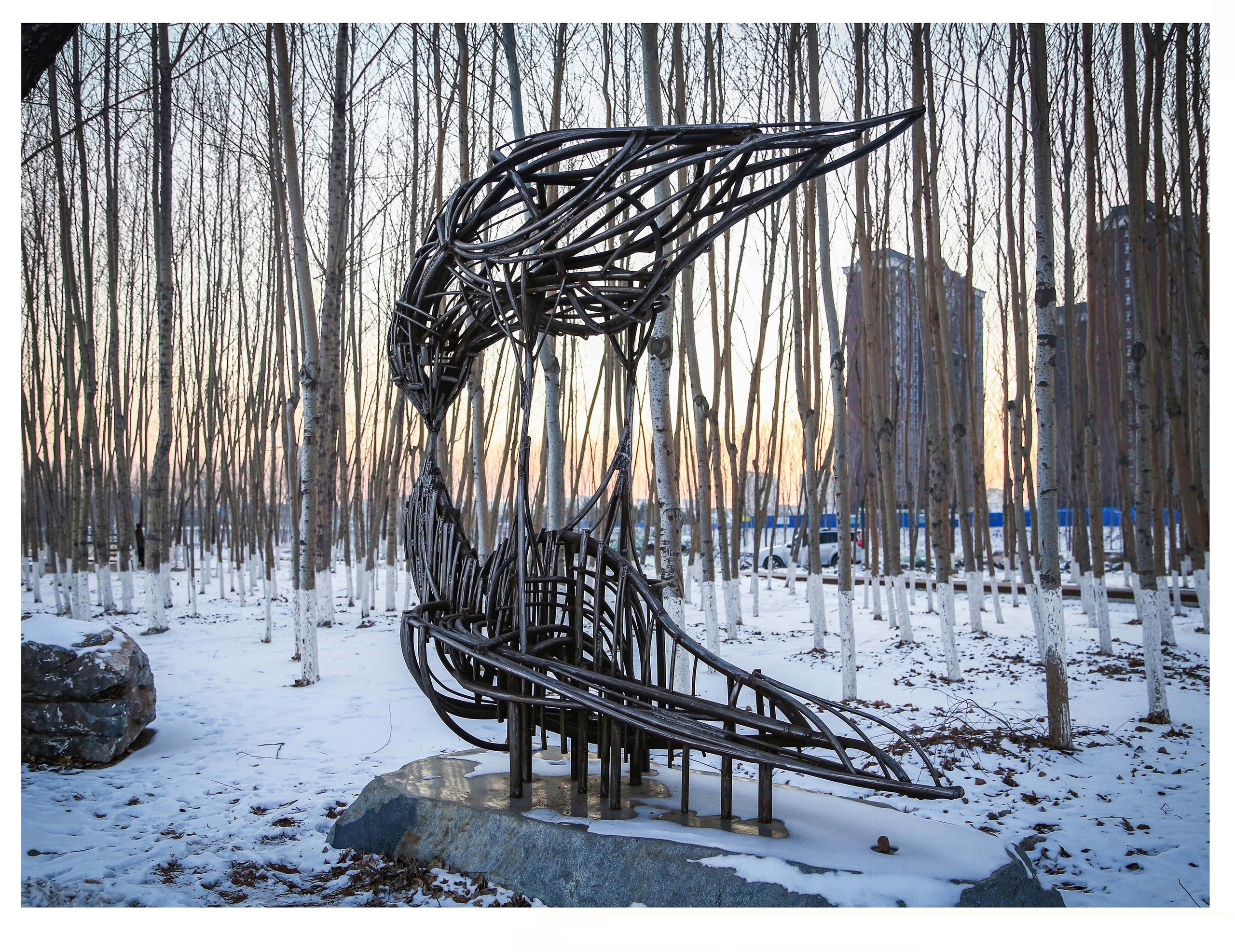 Поцелуй / Китай / Чаньчунь /2017. Художник — скульптор Антонина Фатхуллина