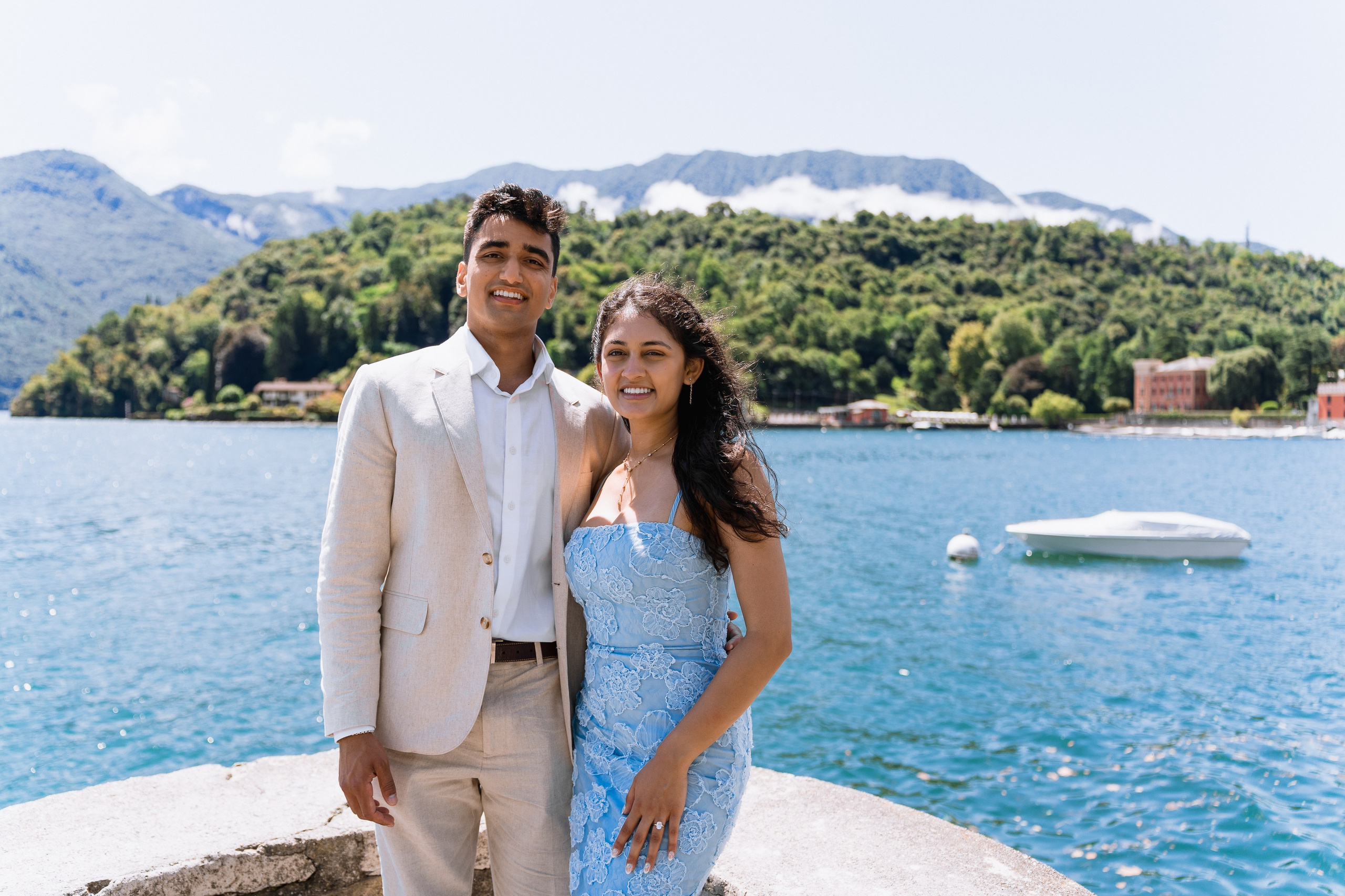 Esha & Parshva. Maria Anistratova | Destination Photographer, Videographer & Drone Pilot — Lake Como