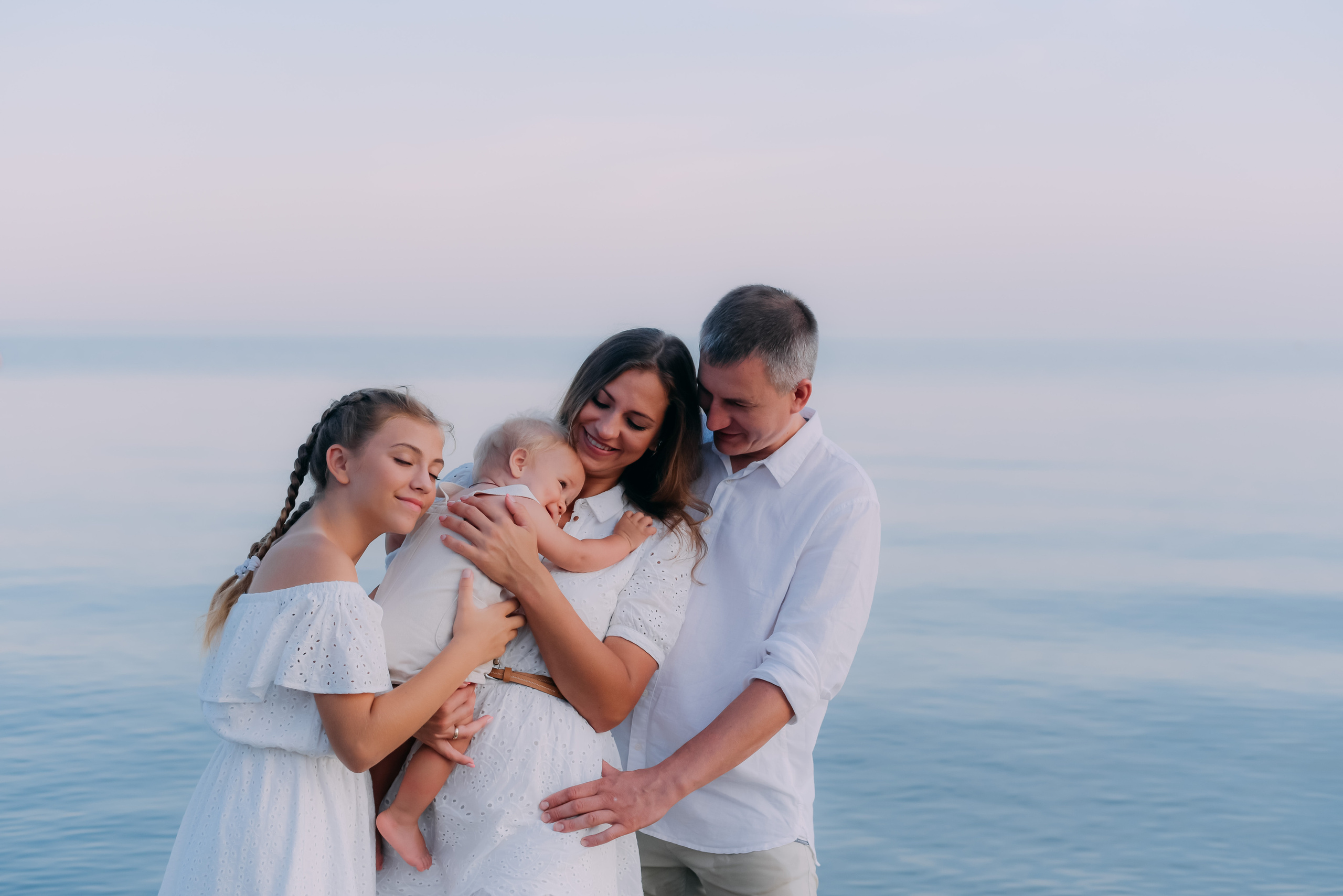 Семейная прогулка на рассвете. Детский и семейный фотограф выпускной альбом Приморско-Ахтарск