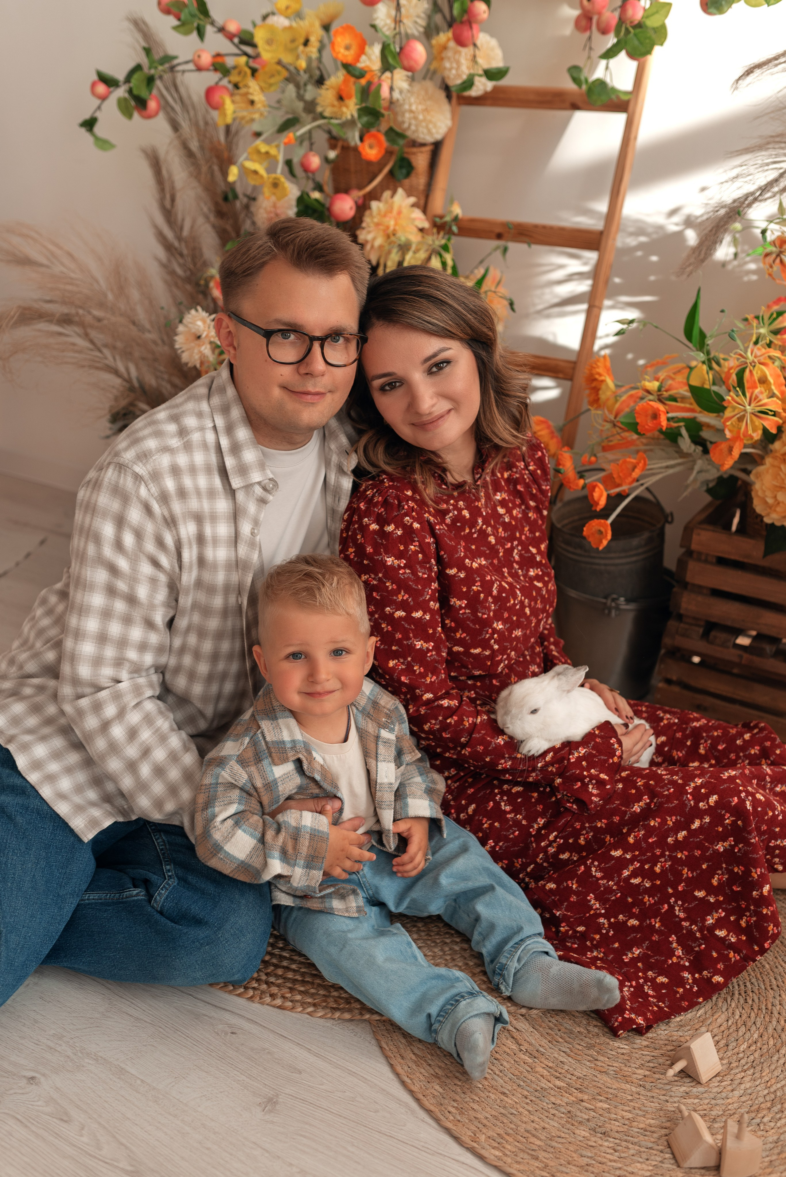 Федя с любимыми родителями. Ульяна Сёмина, фотограф, Москва