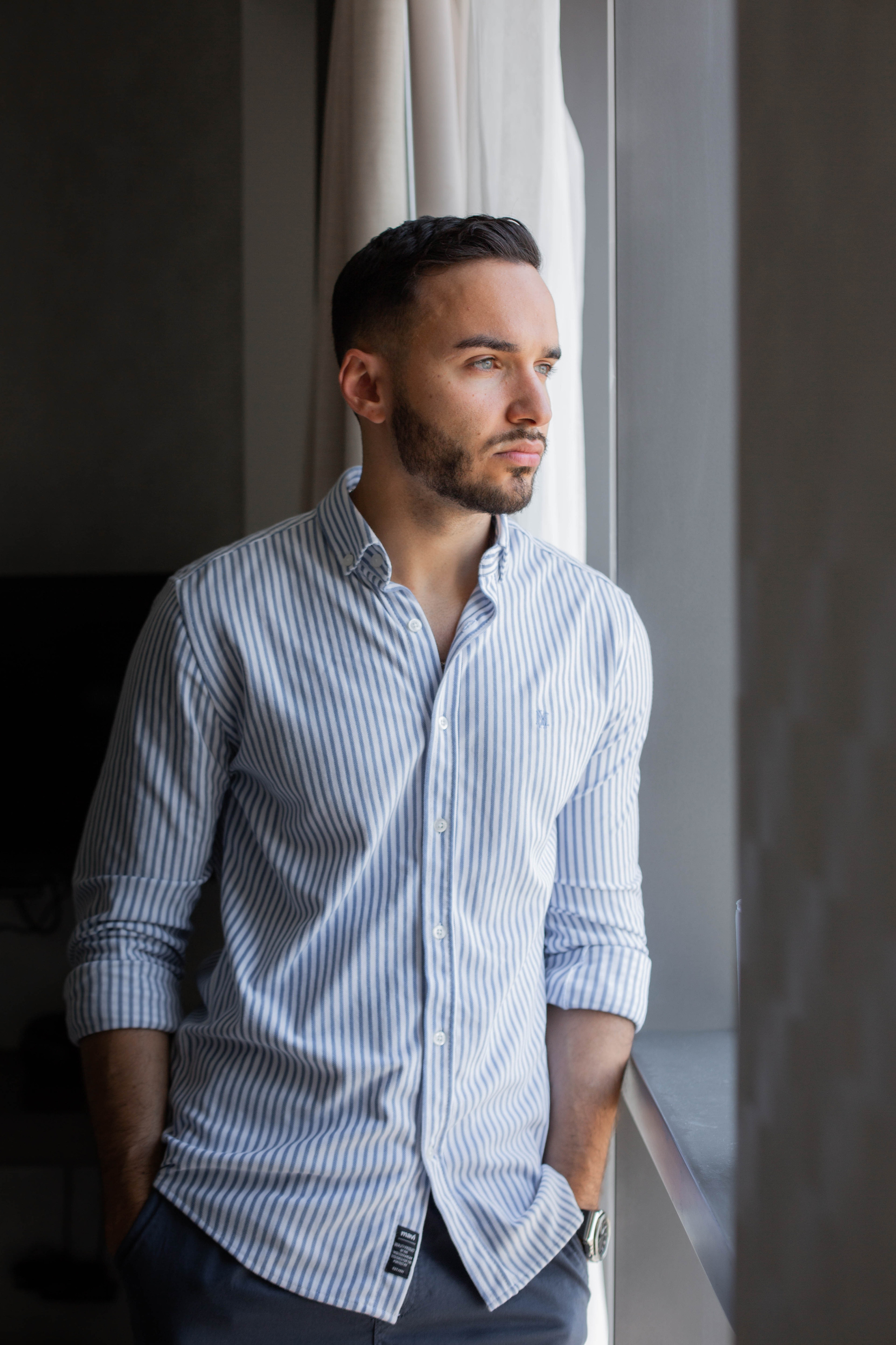 Anton. Business portrait in hotel