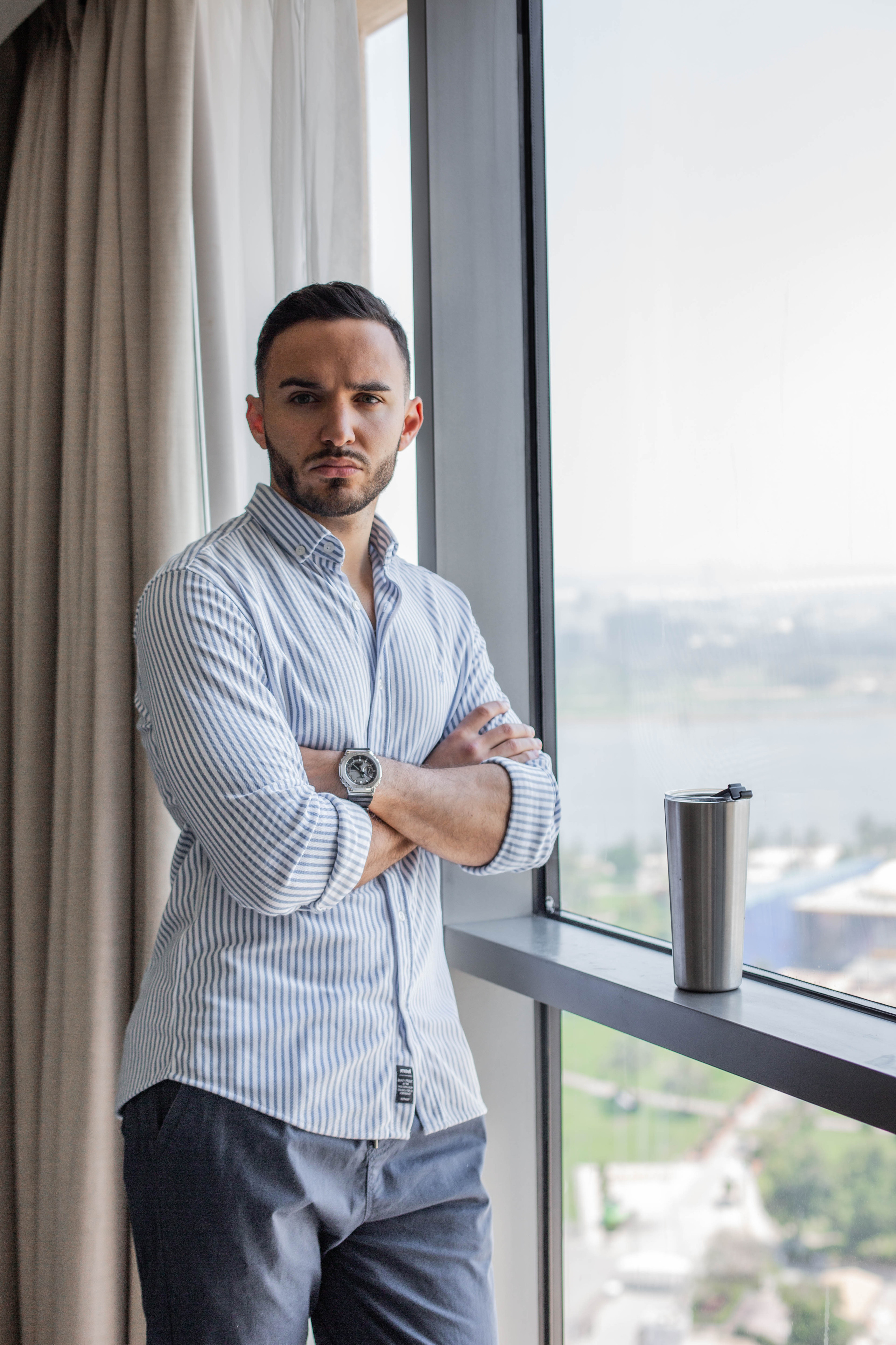 Anton. Business portrait in hotel