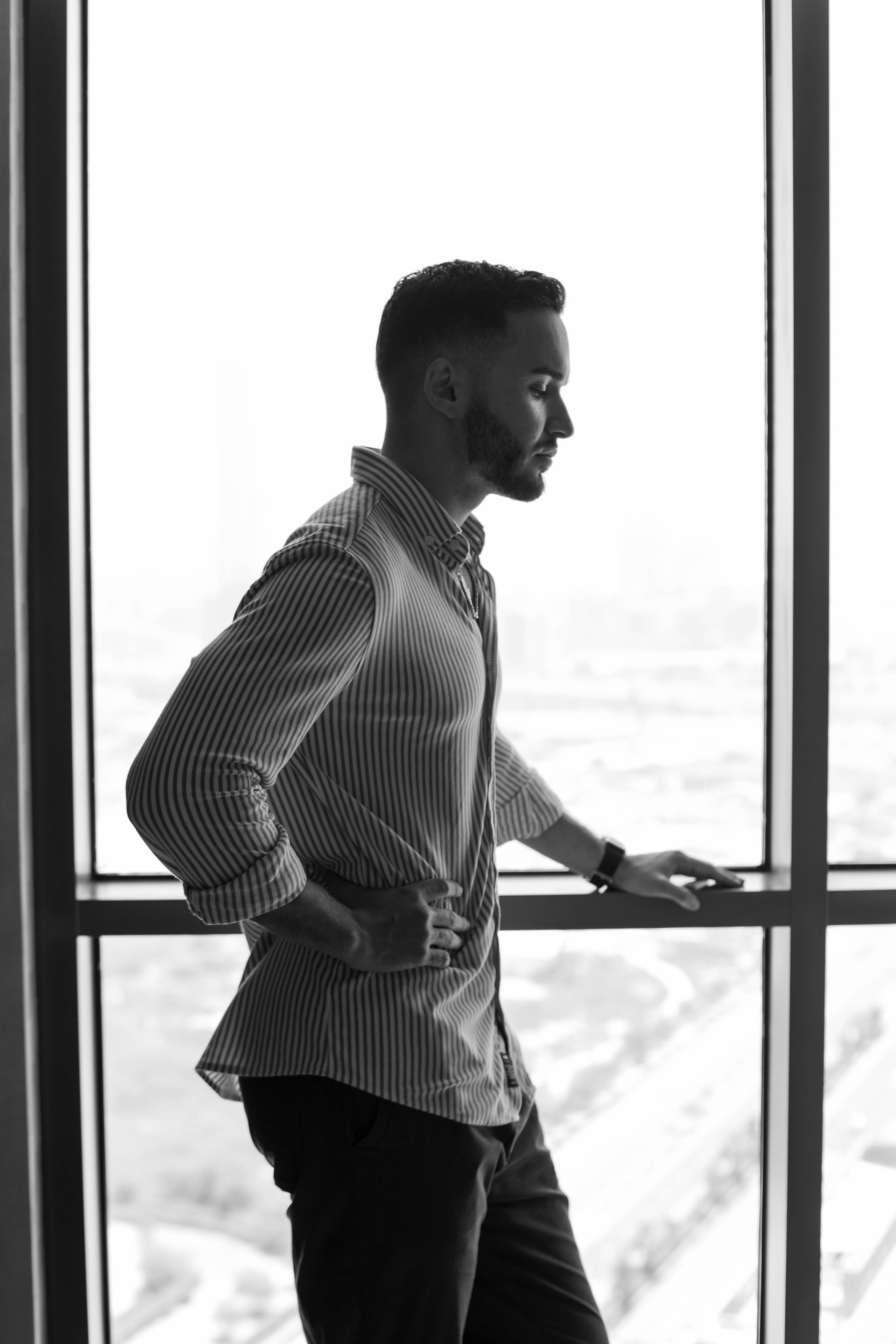 Anton. Business portrait in hotel