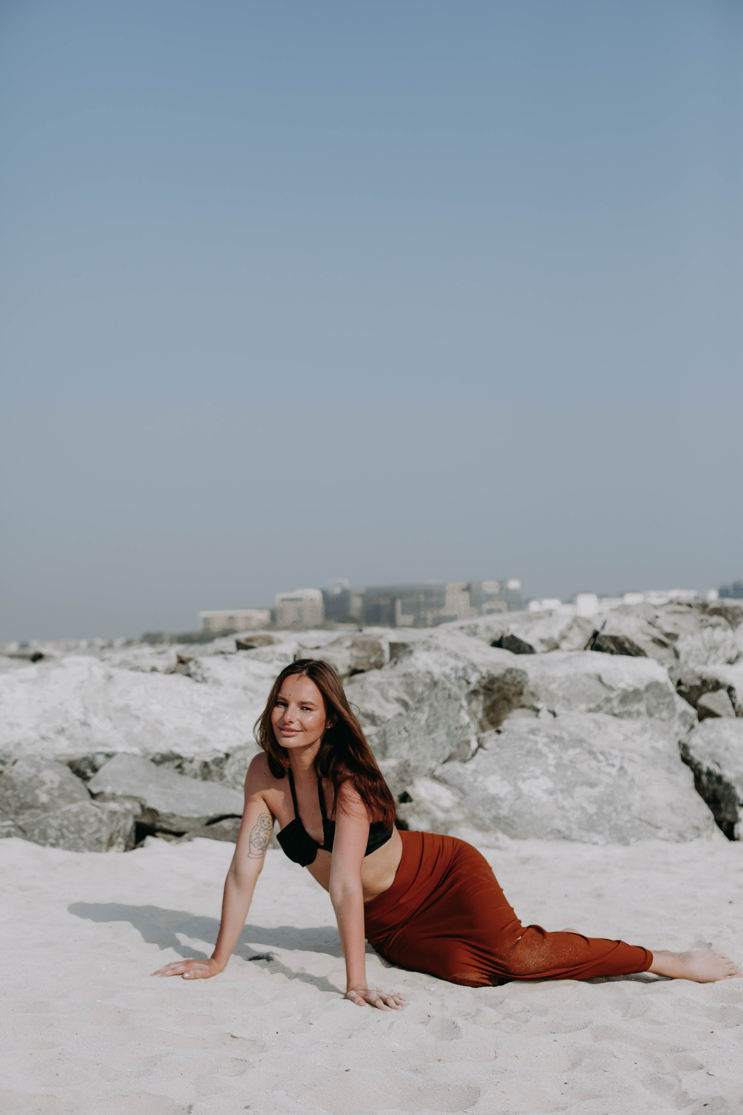 Elegant Beach Portraits Dubai | Timeless Photography