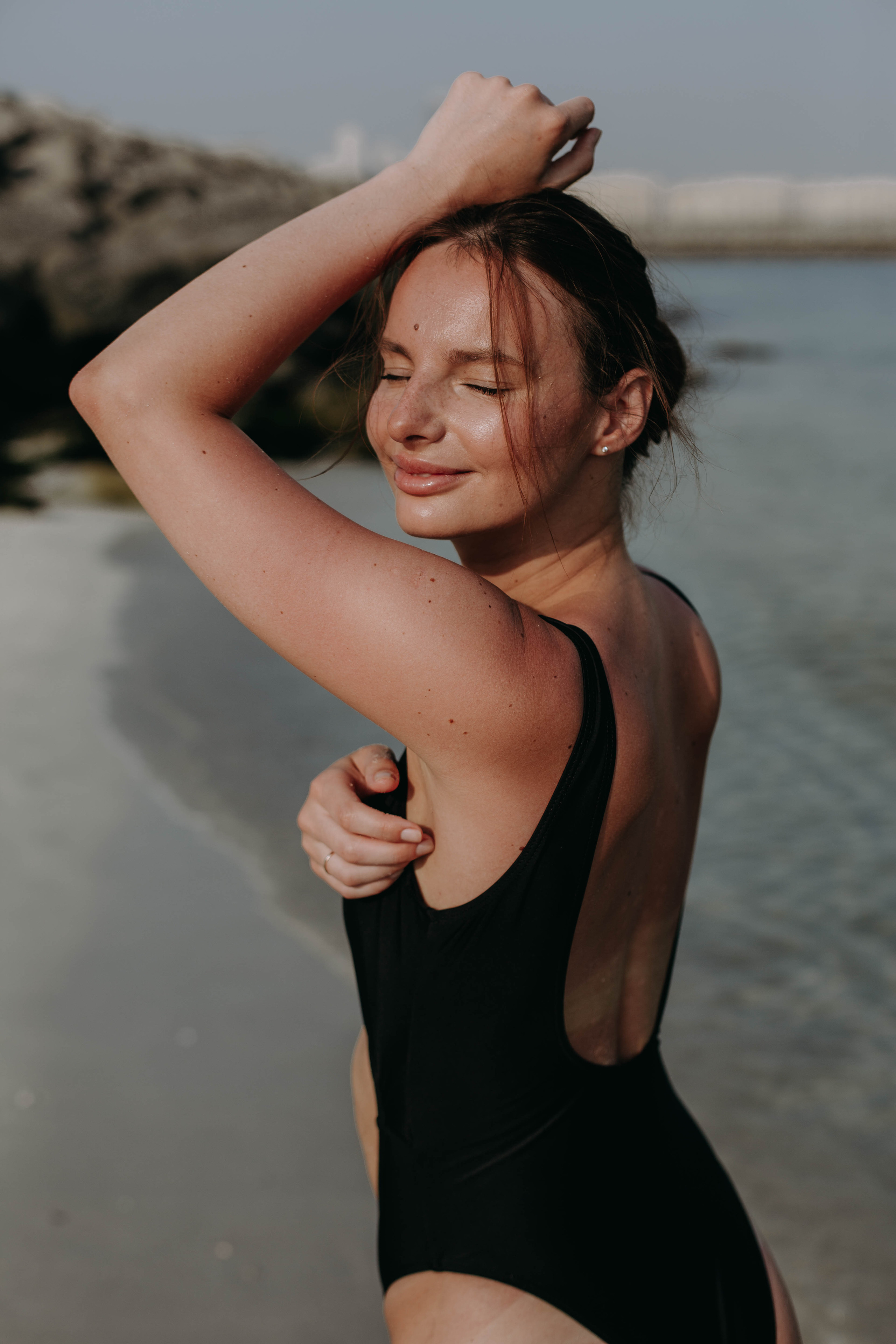 Elegant Beach Portraits Dubai | Timeless Photography