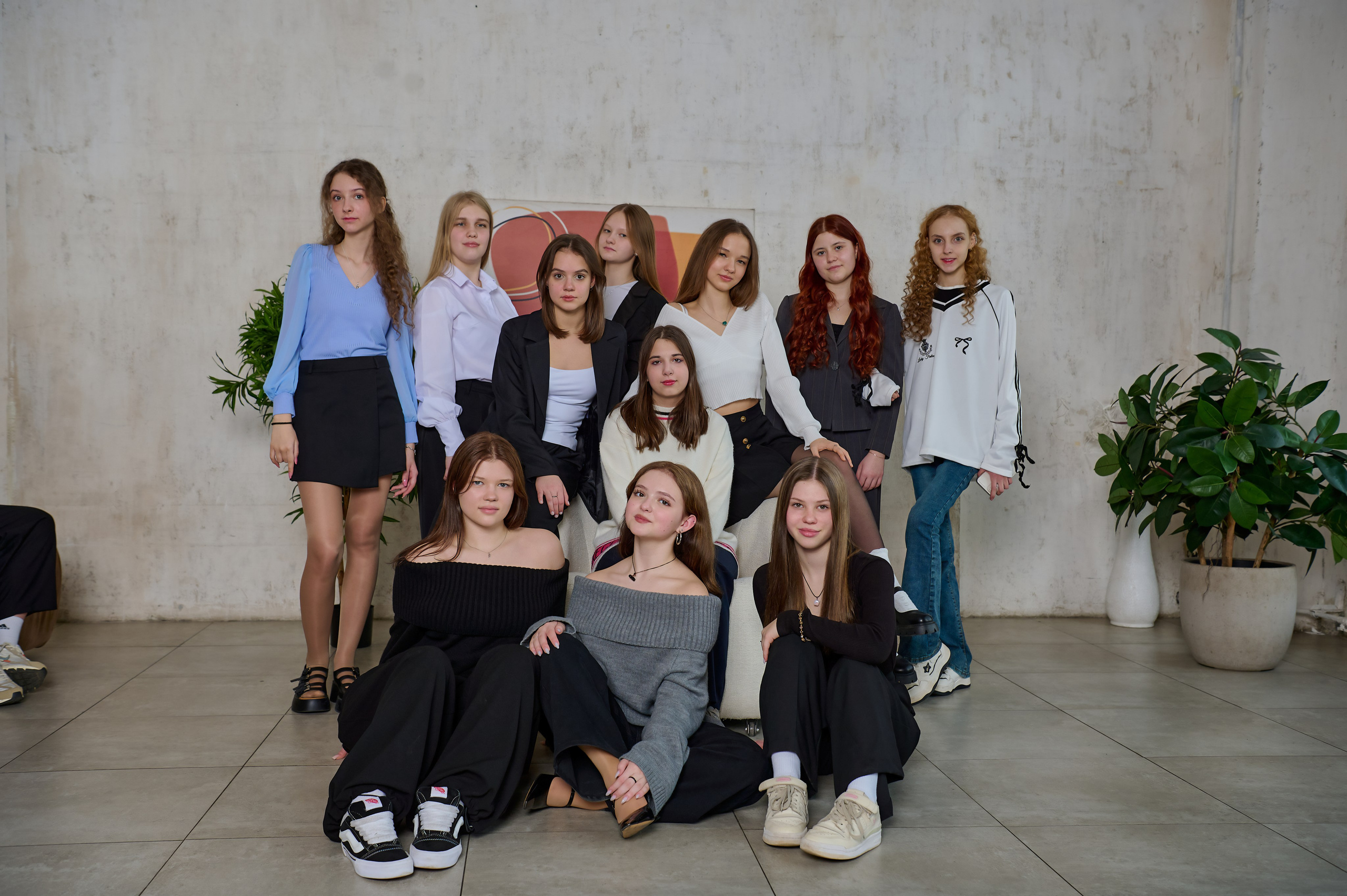 Пример фото выпускников в студии. Детский и семейный фотограф г. Москва Оксана Катаджи