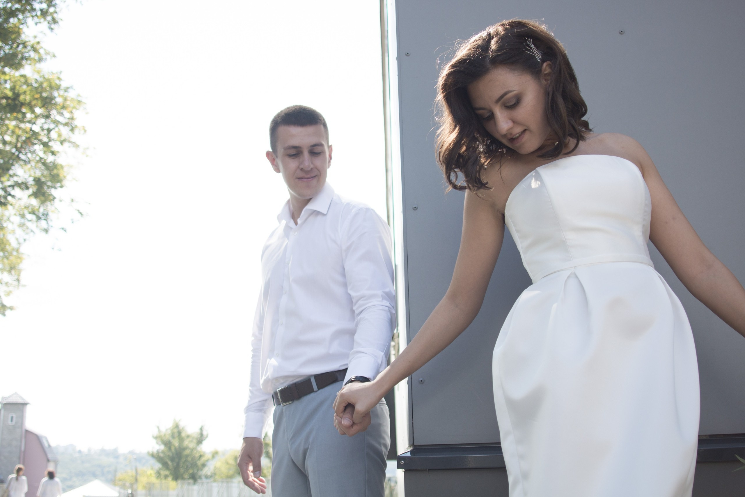 Примеры свадебных платьев. Модельер Евгений Бременев