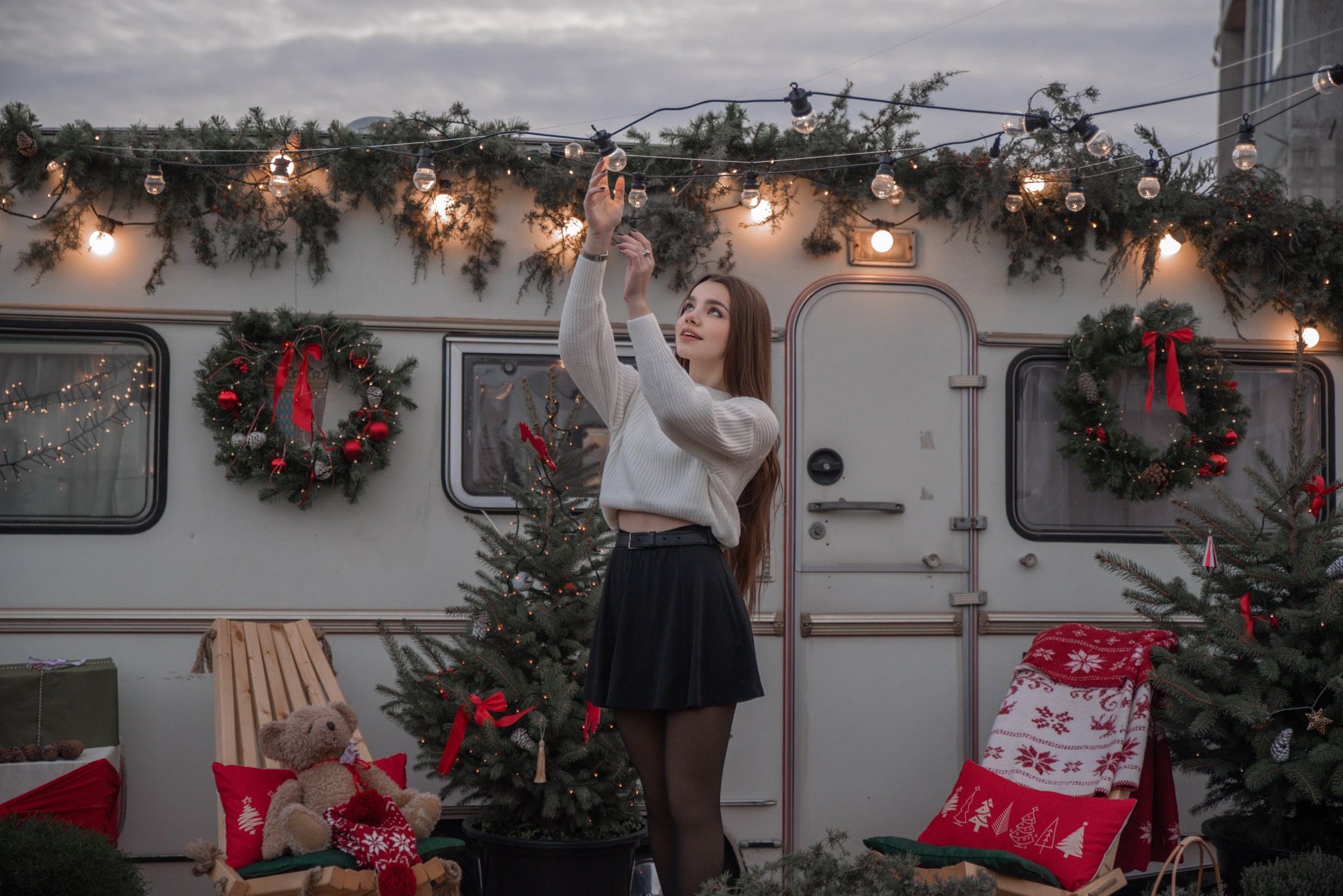 Новогодние съемки. Фотограф Надя Заручевская