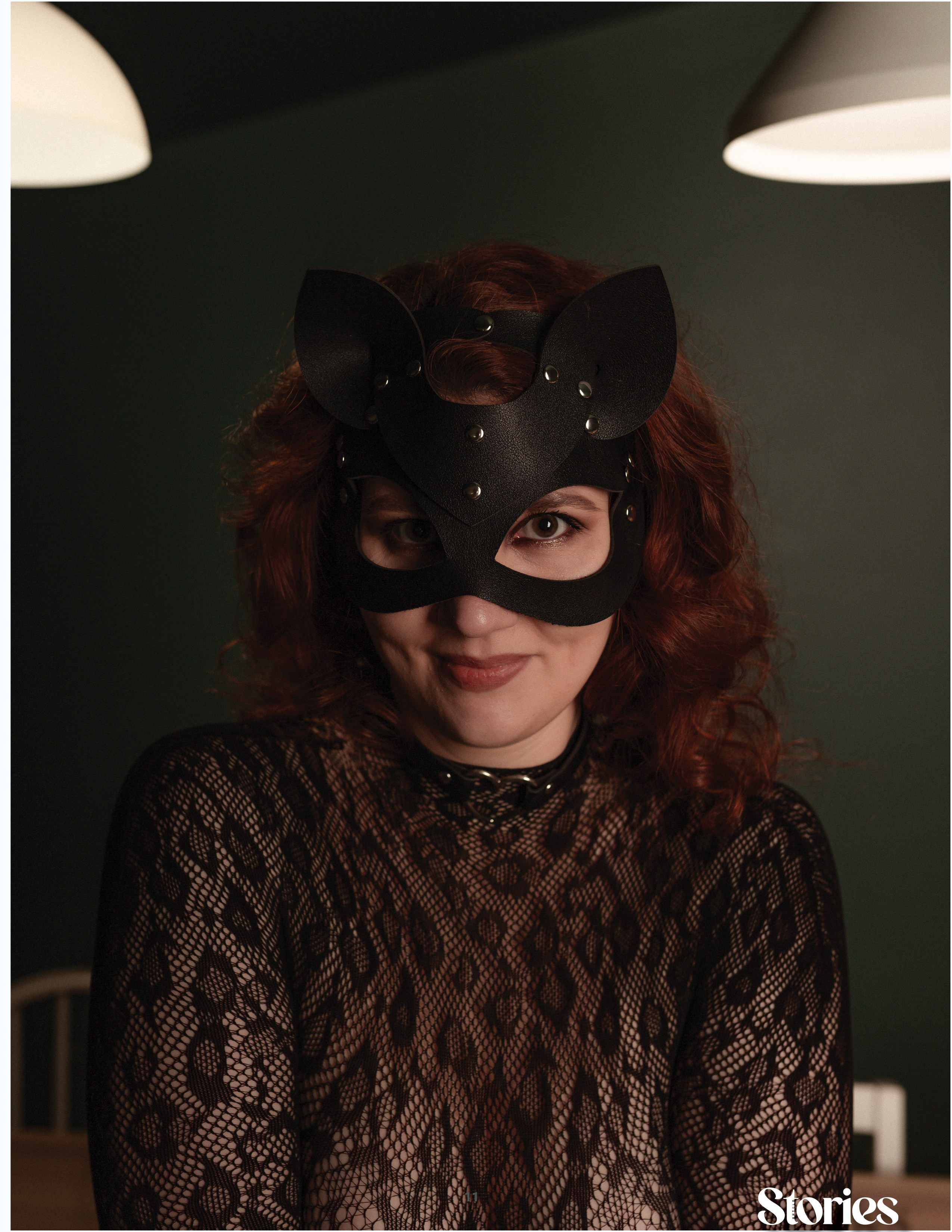 Публикация в журнале Stories. Фотограф: Томин Дмитрий Женщина-кошка