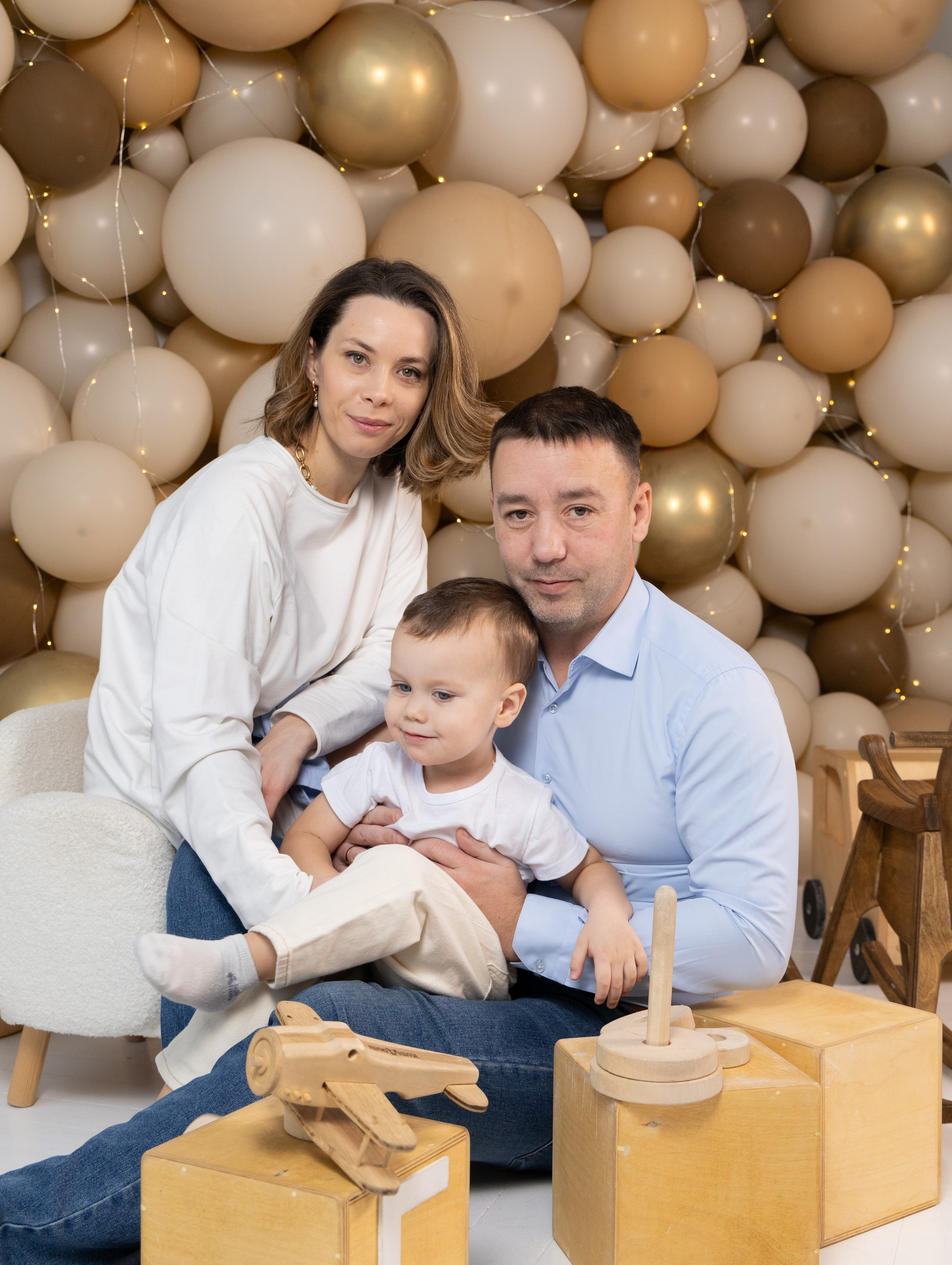 Новогодняя семейная съемка. Фотограф в Новосибирске Анна Полторацкая