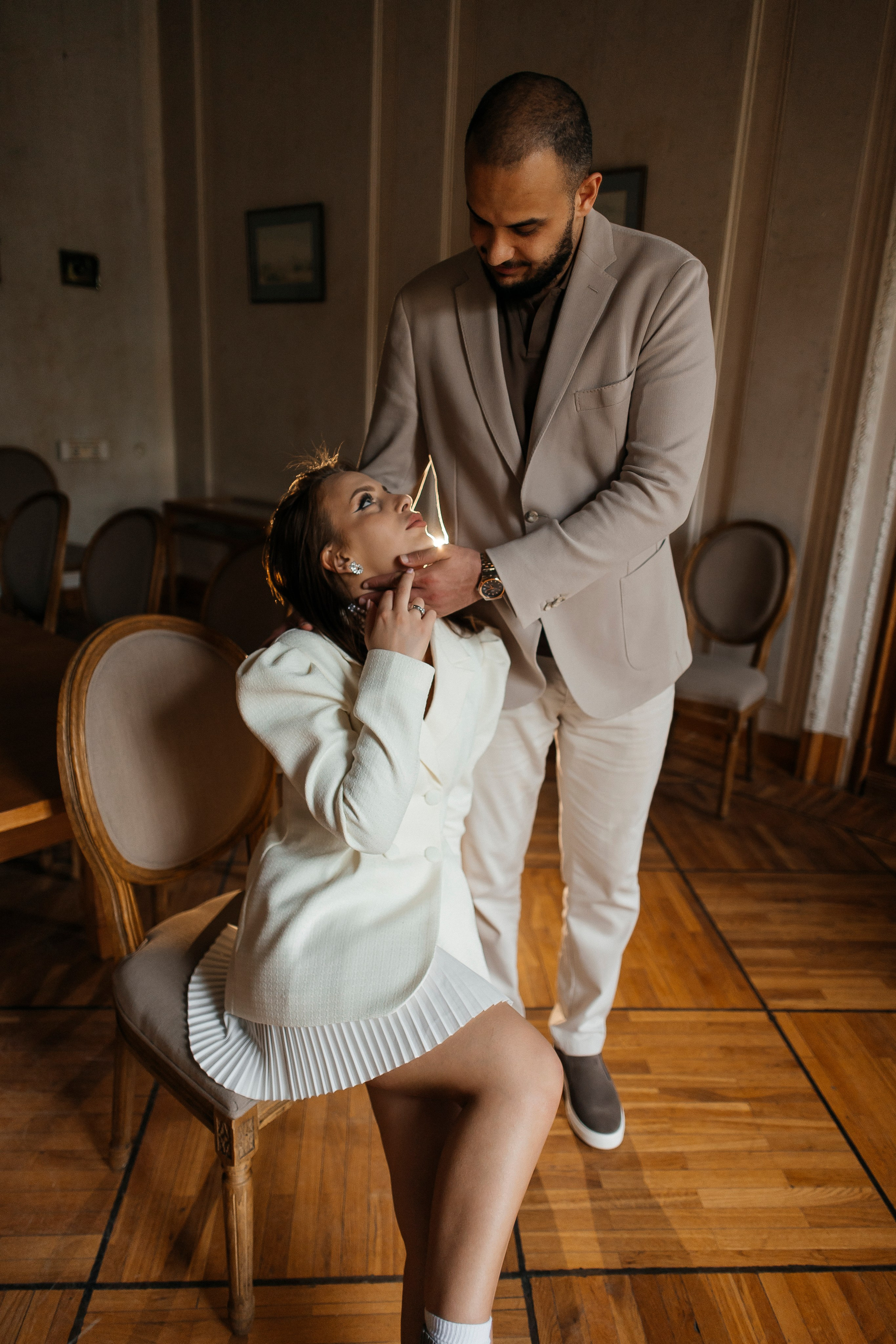 Анастасия и Мостафа (библиотека + прогулка). Фотограф в Москве Екатерина Потапова