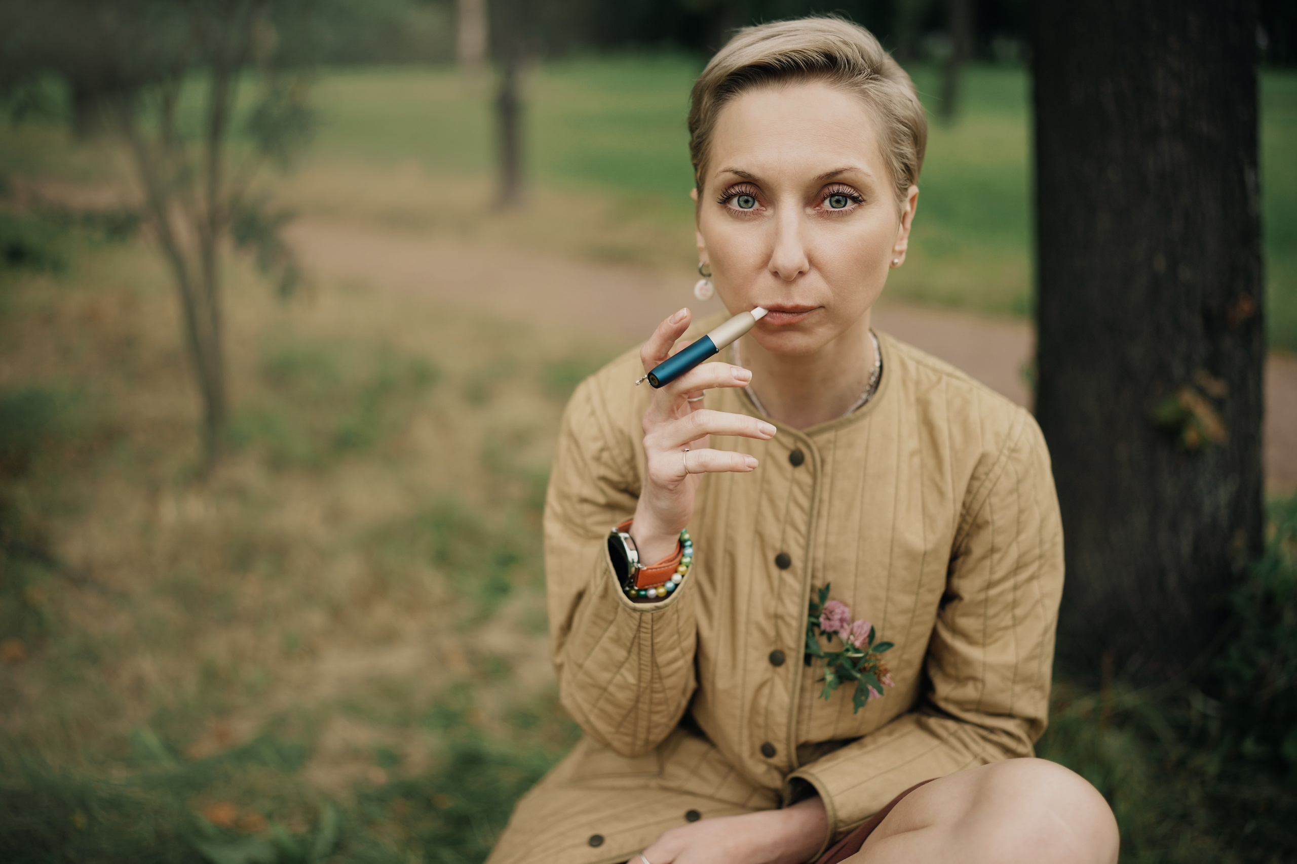 Девушка в летнем парке. Fotографиня из Санкт-Петербурга Настя Шуман