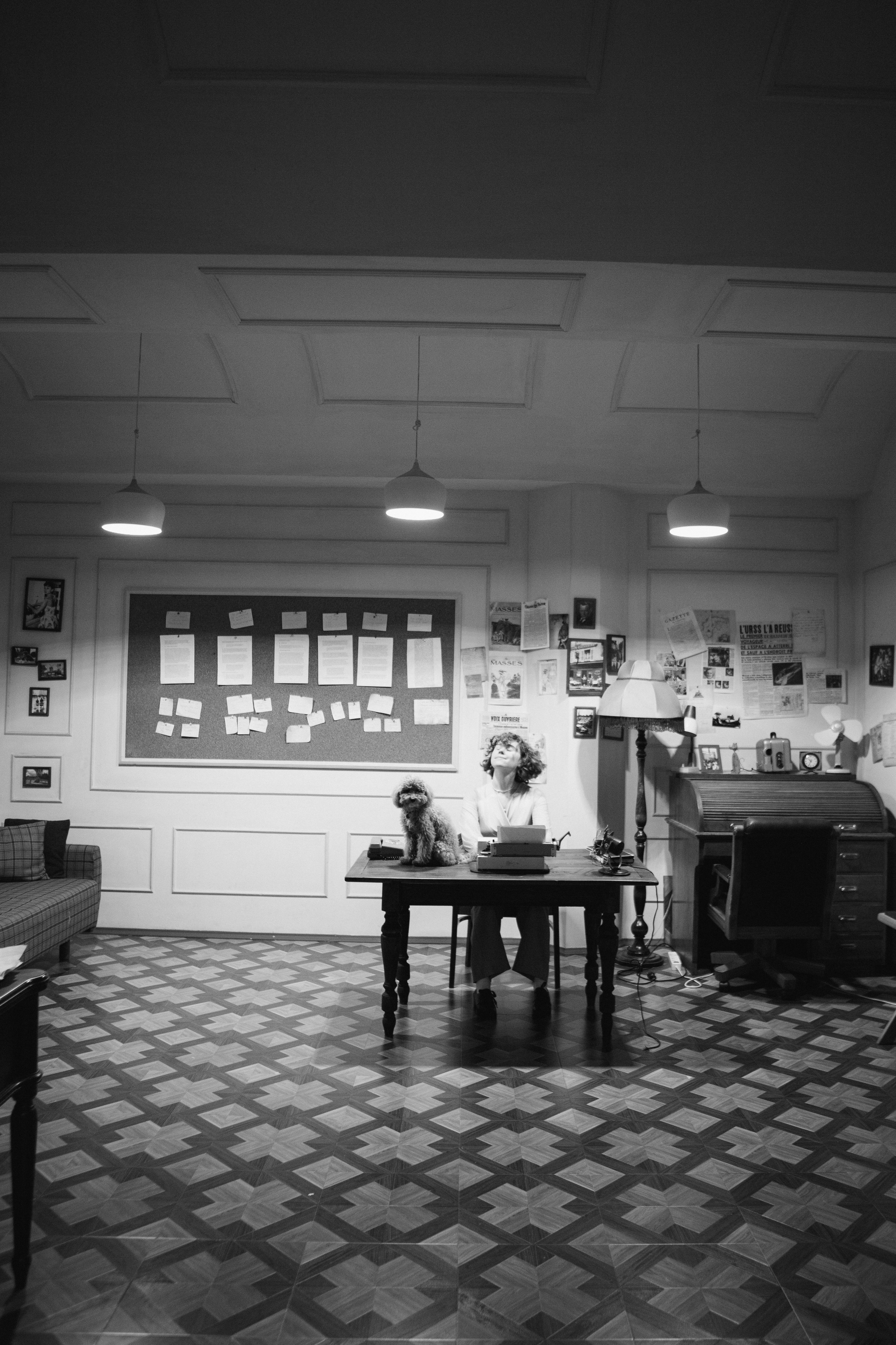 A cinematic daydream in the spirit of Wes Anderson’s style. Portrait, family and pet photographer in Cyprus, Ksenia Bourdelle