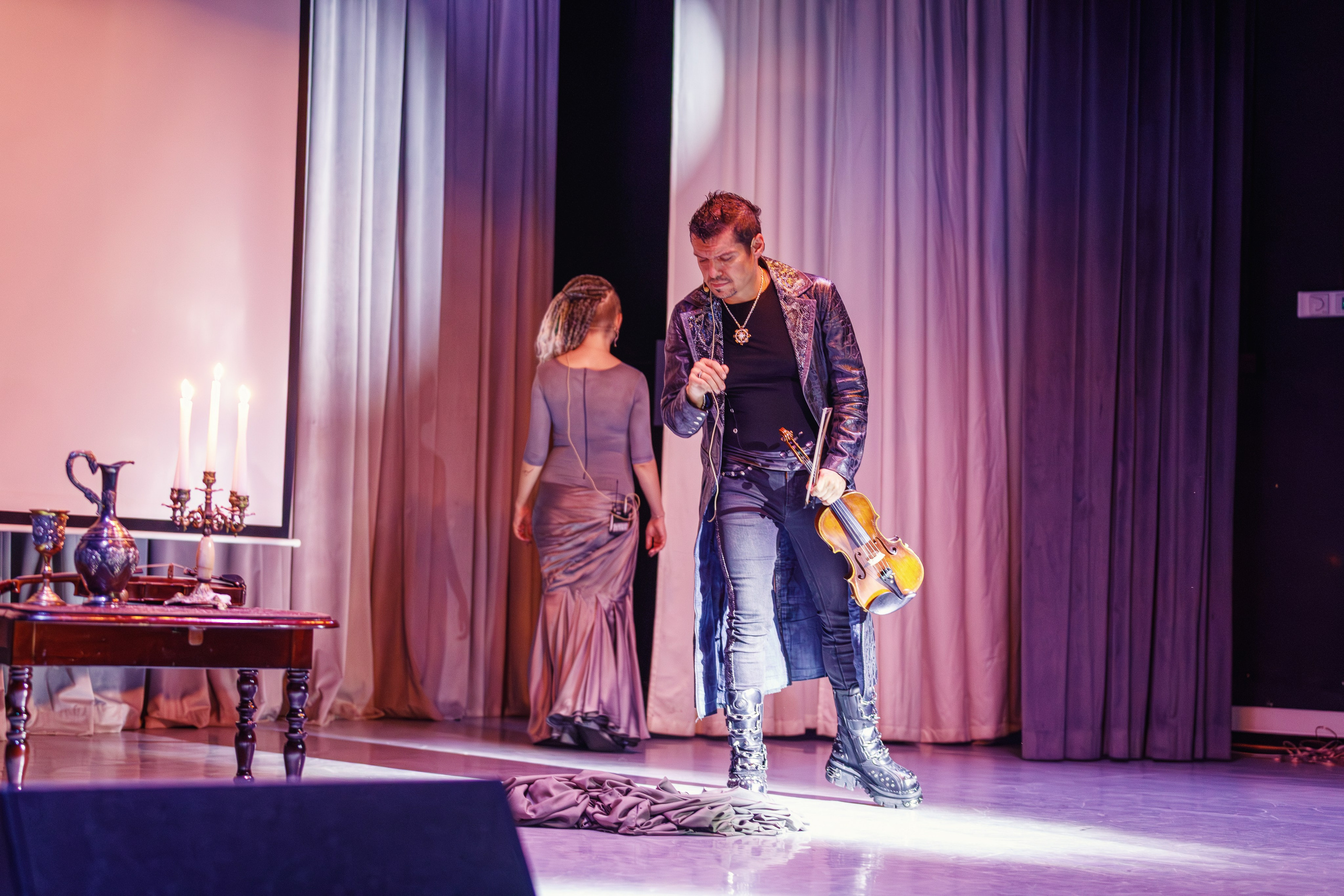 Мюзикл. Скрипка Паганини. Бэкстейдж. Фотограф портретист в Троицке и Москве Иван Парусиди