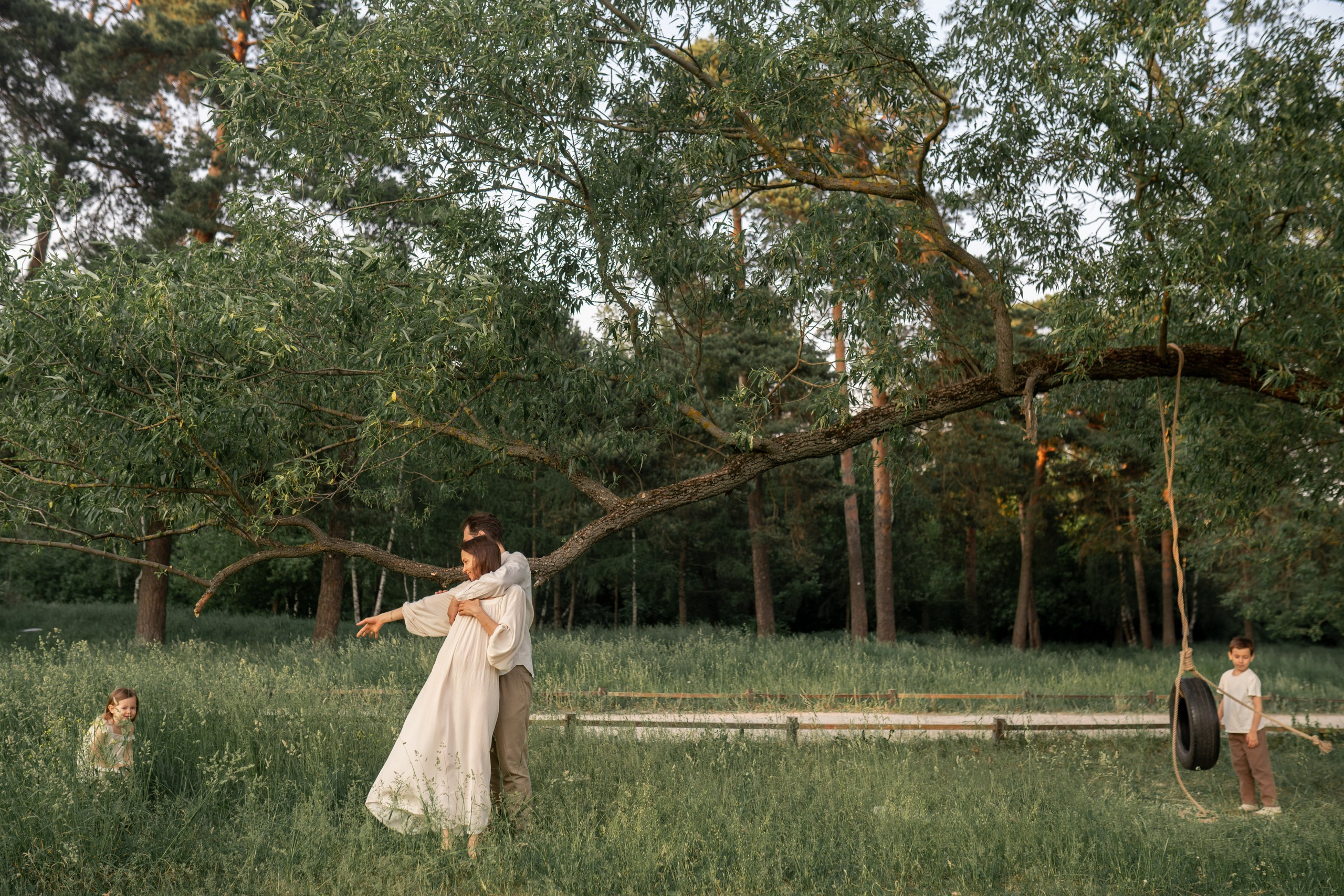 Лена, Сережа, Миша и София. Семейный фотограф в Москве Лилия Лебедева