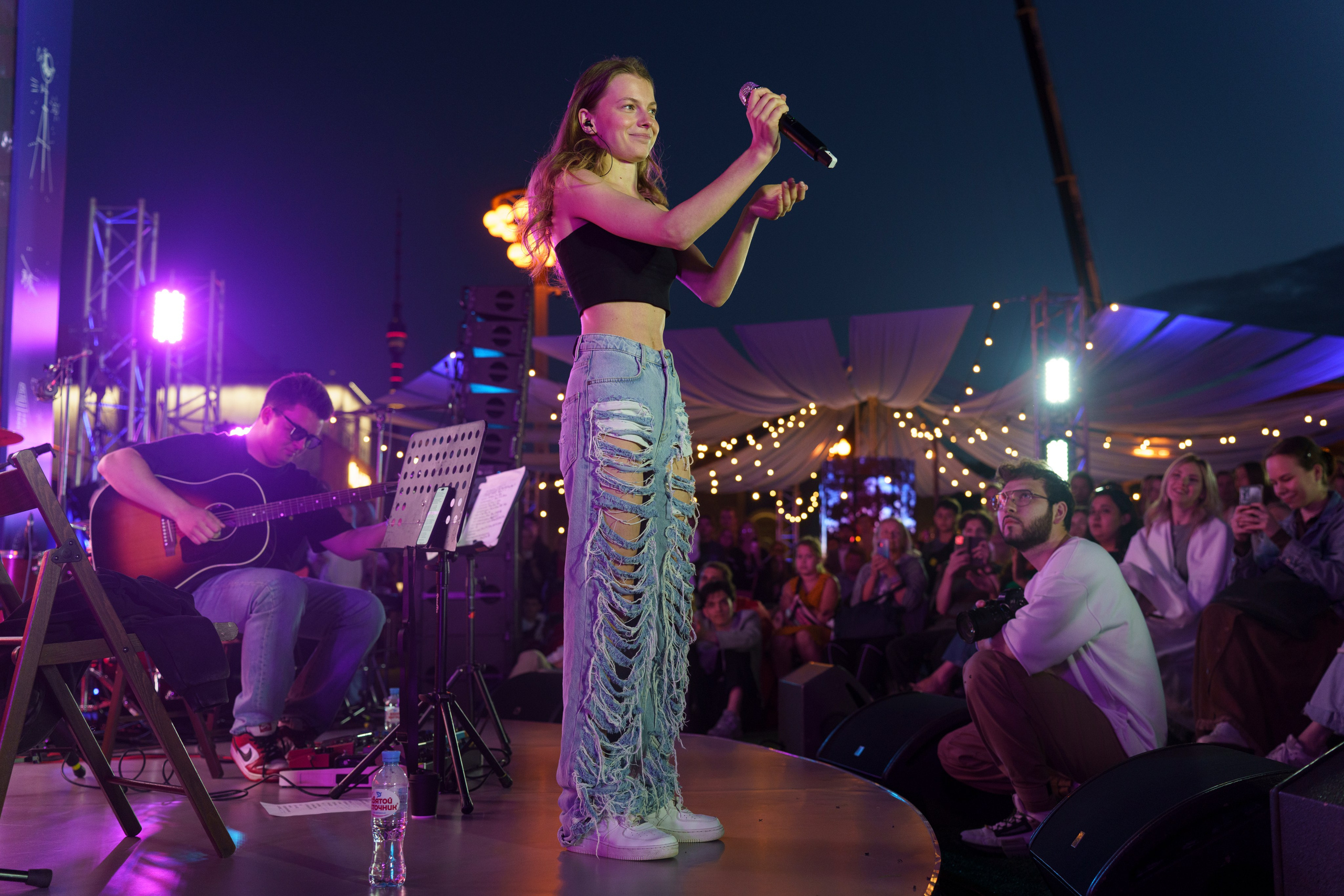 Репортаж ВДНХ выступление артистов 