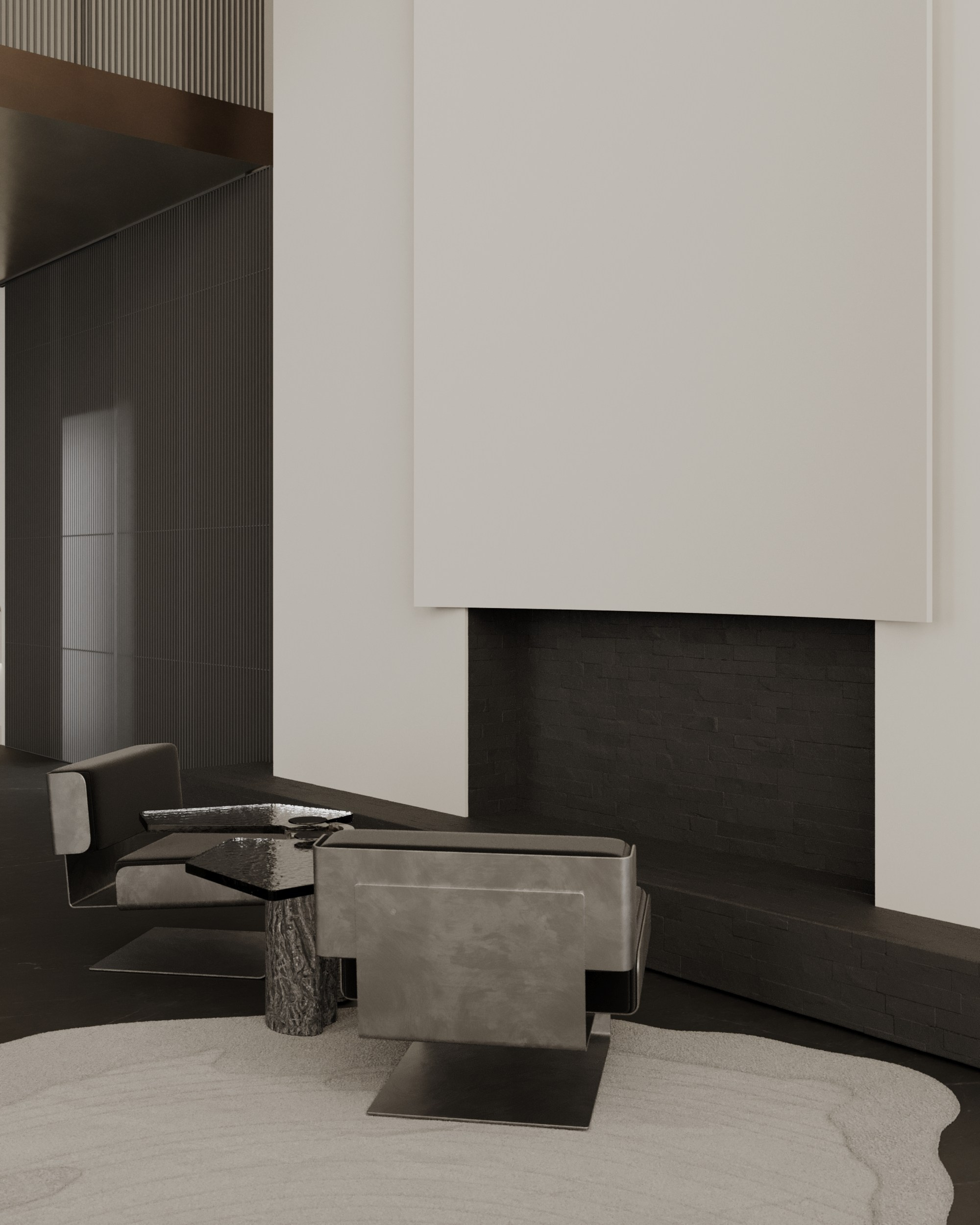 RIVER HOUSE /3000 sq m /24' (in progress). Интерьерное ателье numéro а